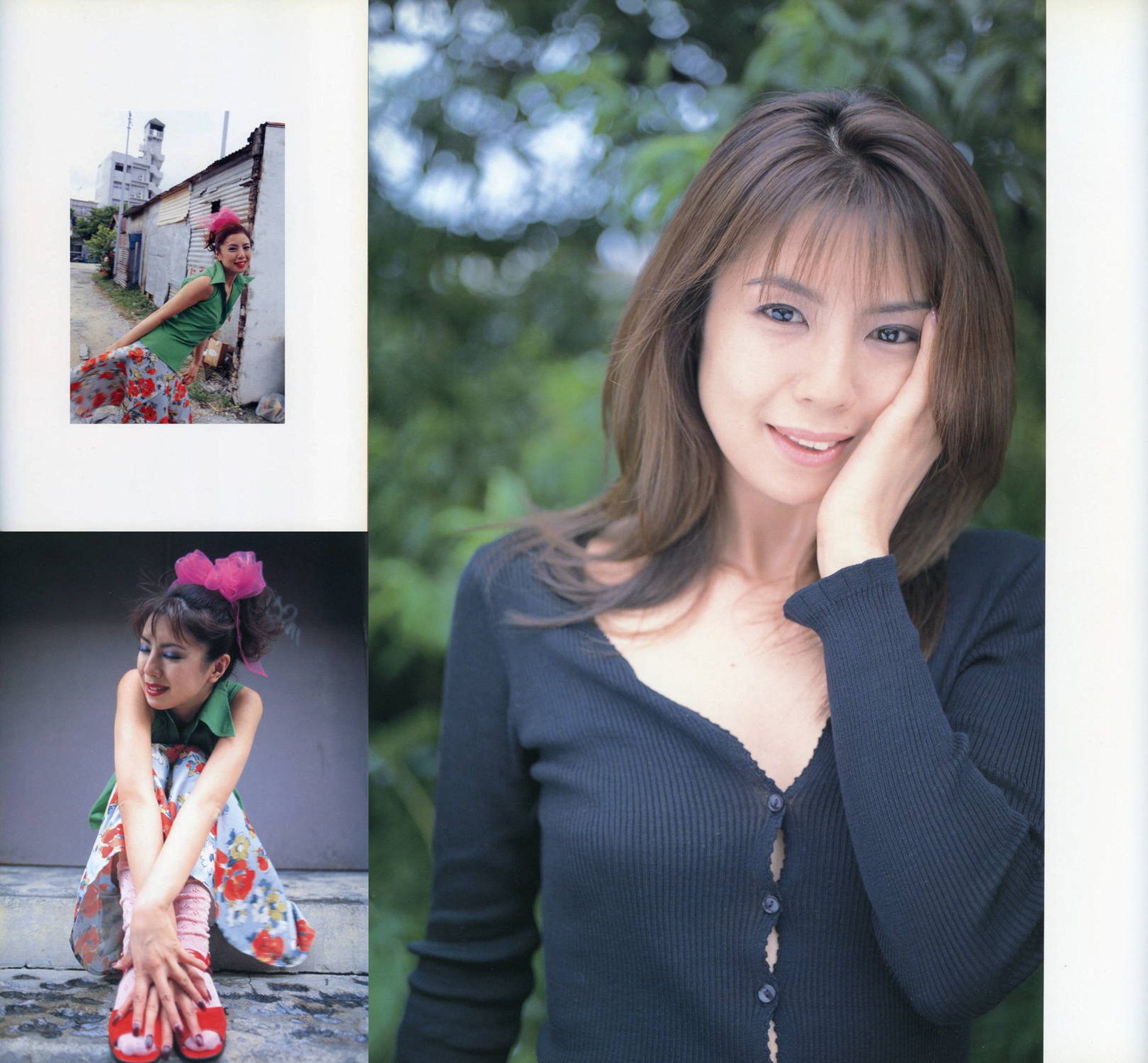 （左上下）当時の那覇の町並みで