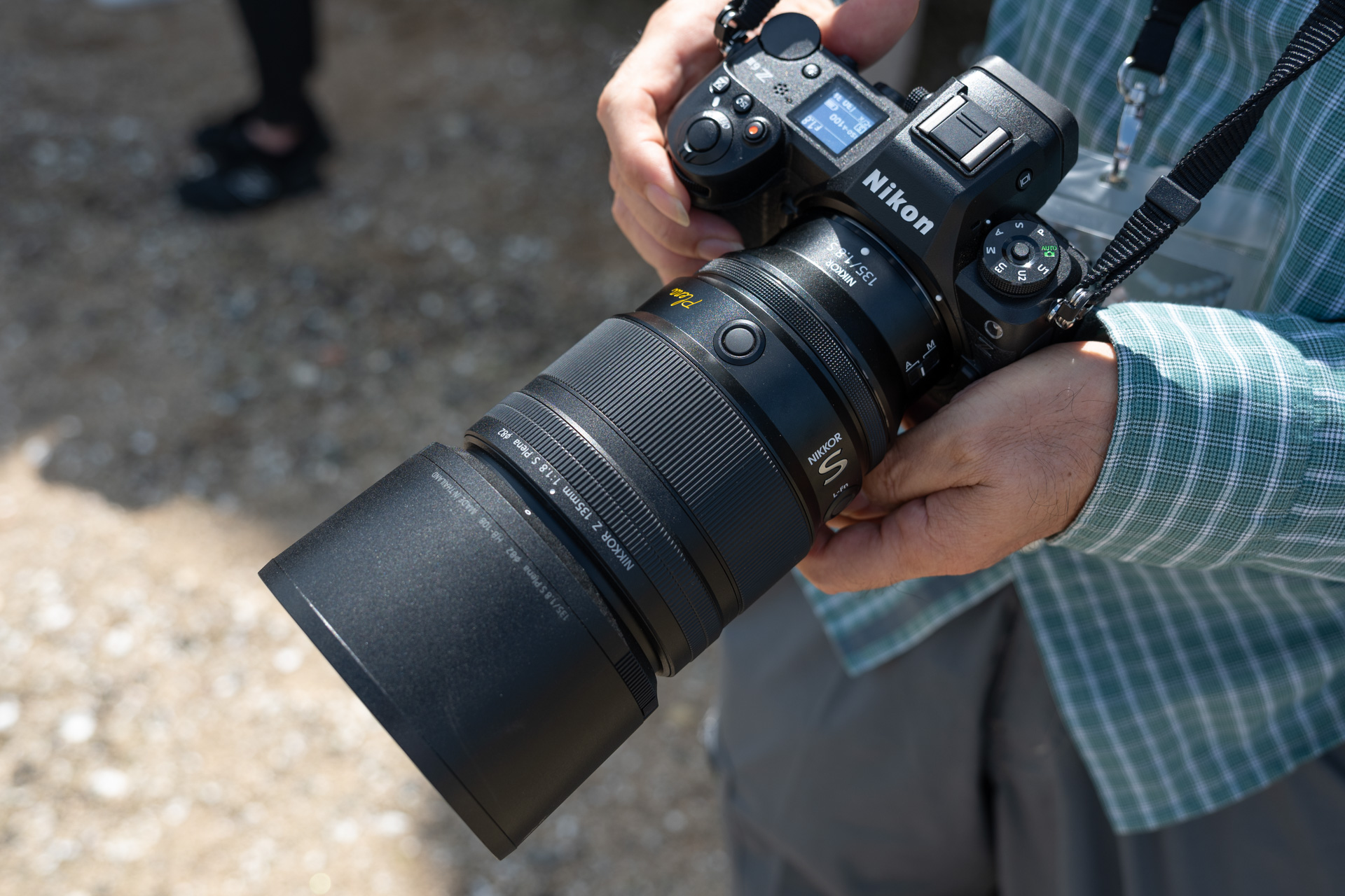 Zユーザー憧れの「NIKKOR Z 135mm f/1.8 S Plena」も使用できた