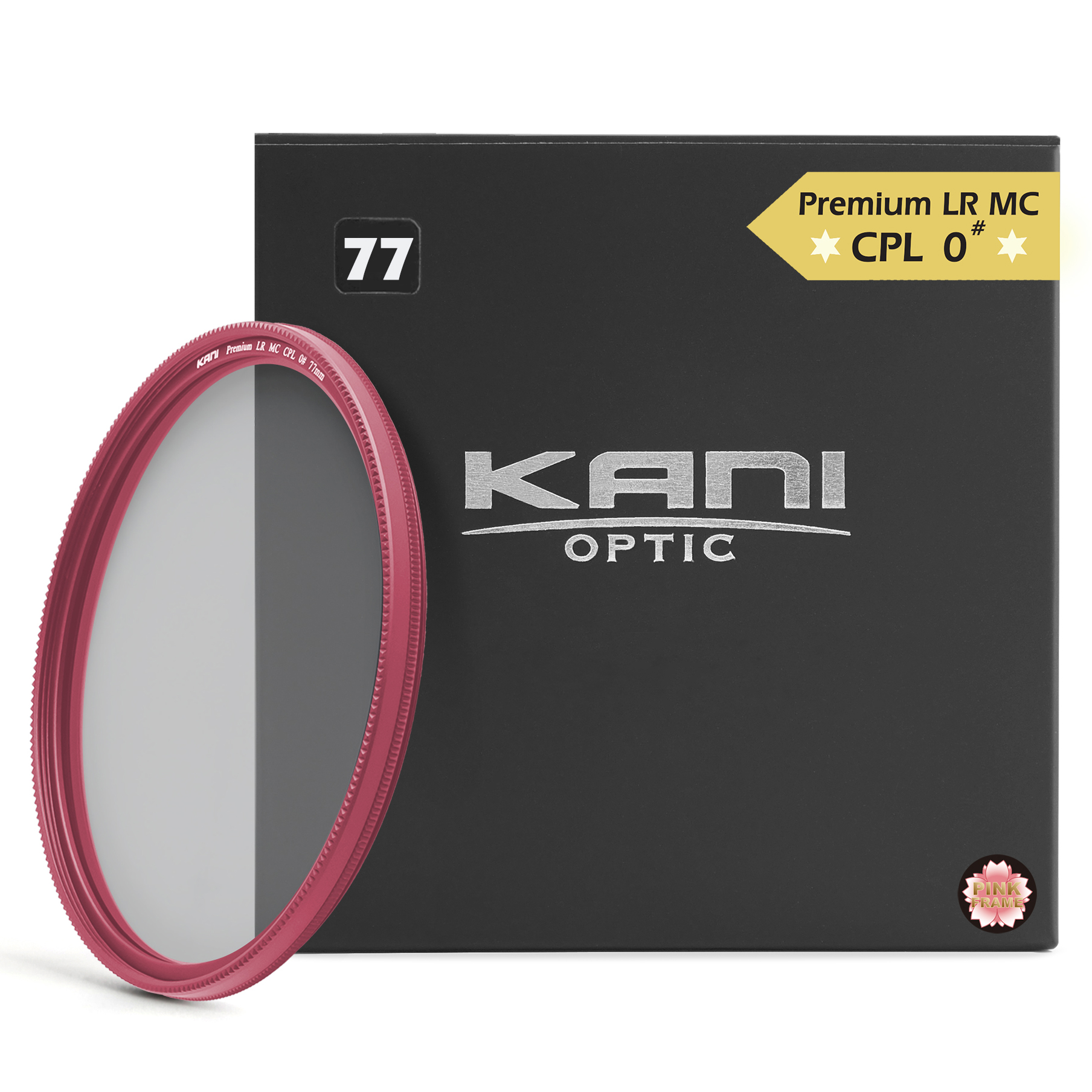 Premium CPL 0# 77mm Pink Frame