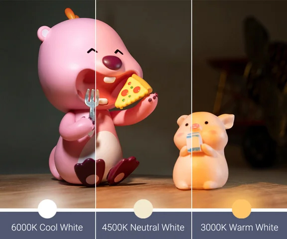 色温度調節は3段階