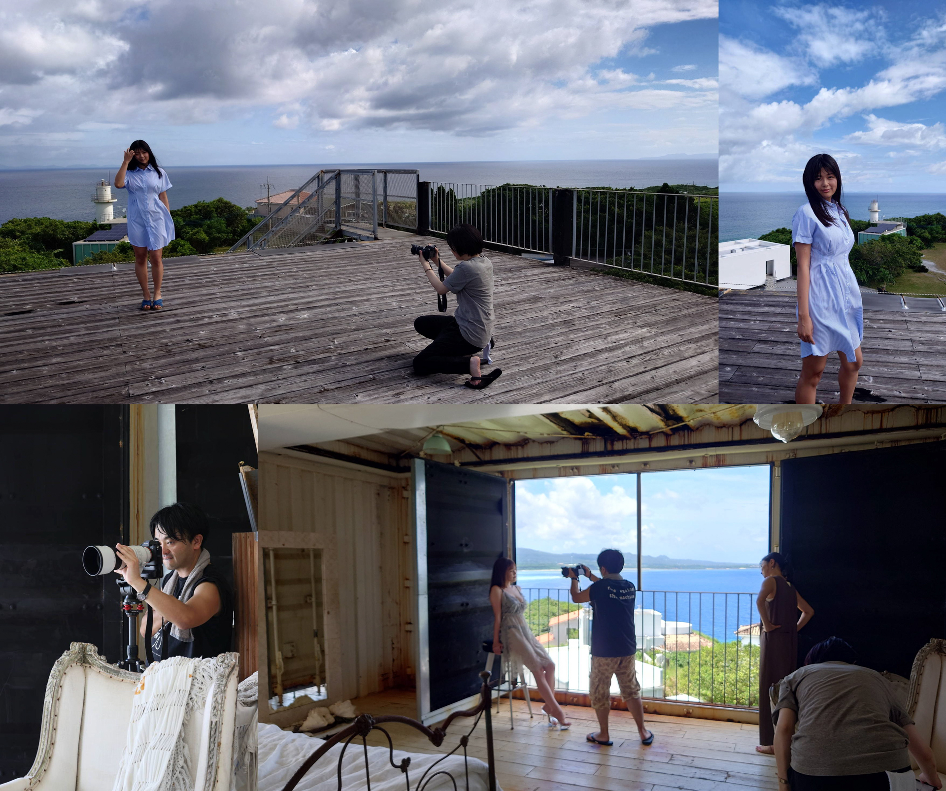 撮影の様子
