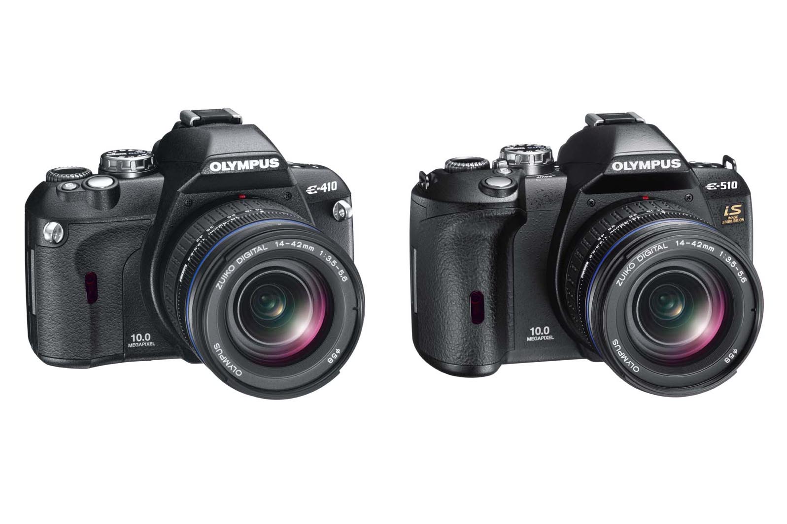 左からオリンパス E-410、 E-510