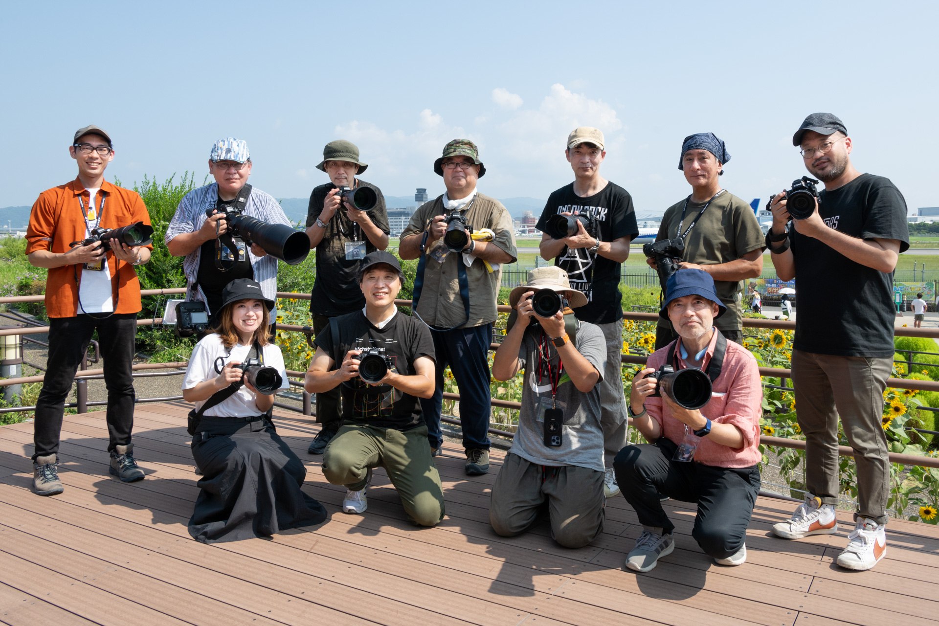 参加したGANREFメンバー、別所さん、ニコンイメージングジャパンの関係者