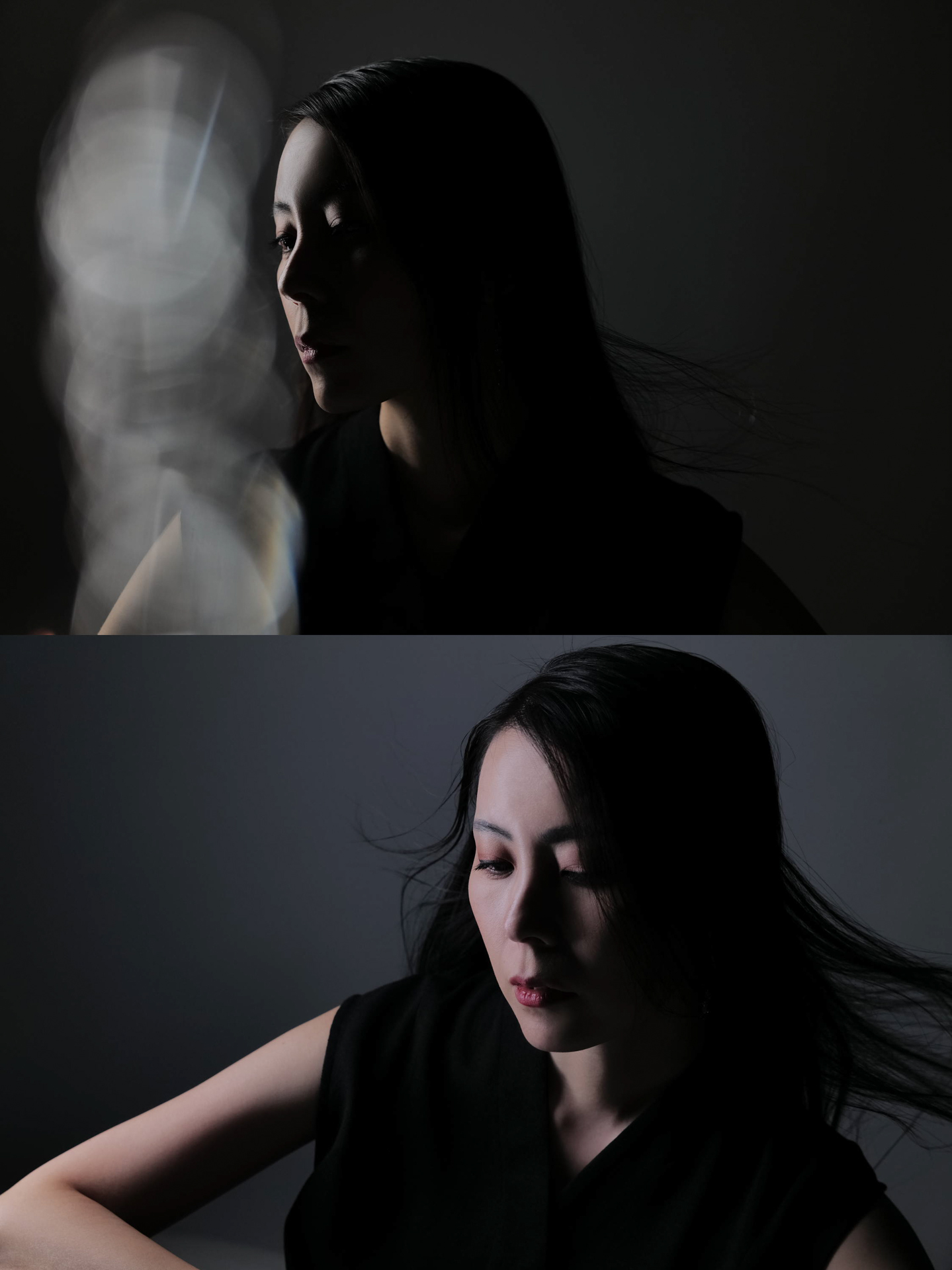 共にライカ SL2／ISO 400（上）シグマ 50mm F1.2 DG DN|Art／絞り優先AE（F2.5、1/400秒、－3EV）OMNIクリエイティブフィルター使用（下）VARIO-ELMARIT-SL 1:2.8/24-70 ASPH.／絞り優先AE（F5.6、1/250秒、－3EV）