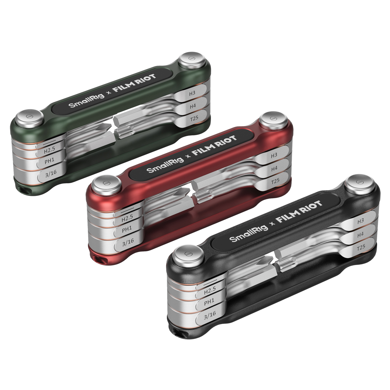 角度可変式7-in-1折りたたみマルチツール