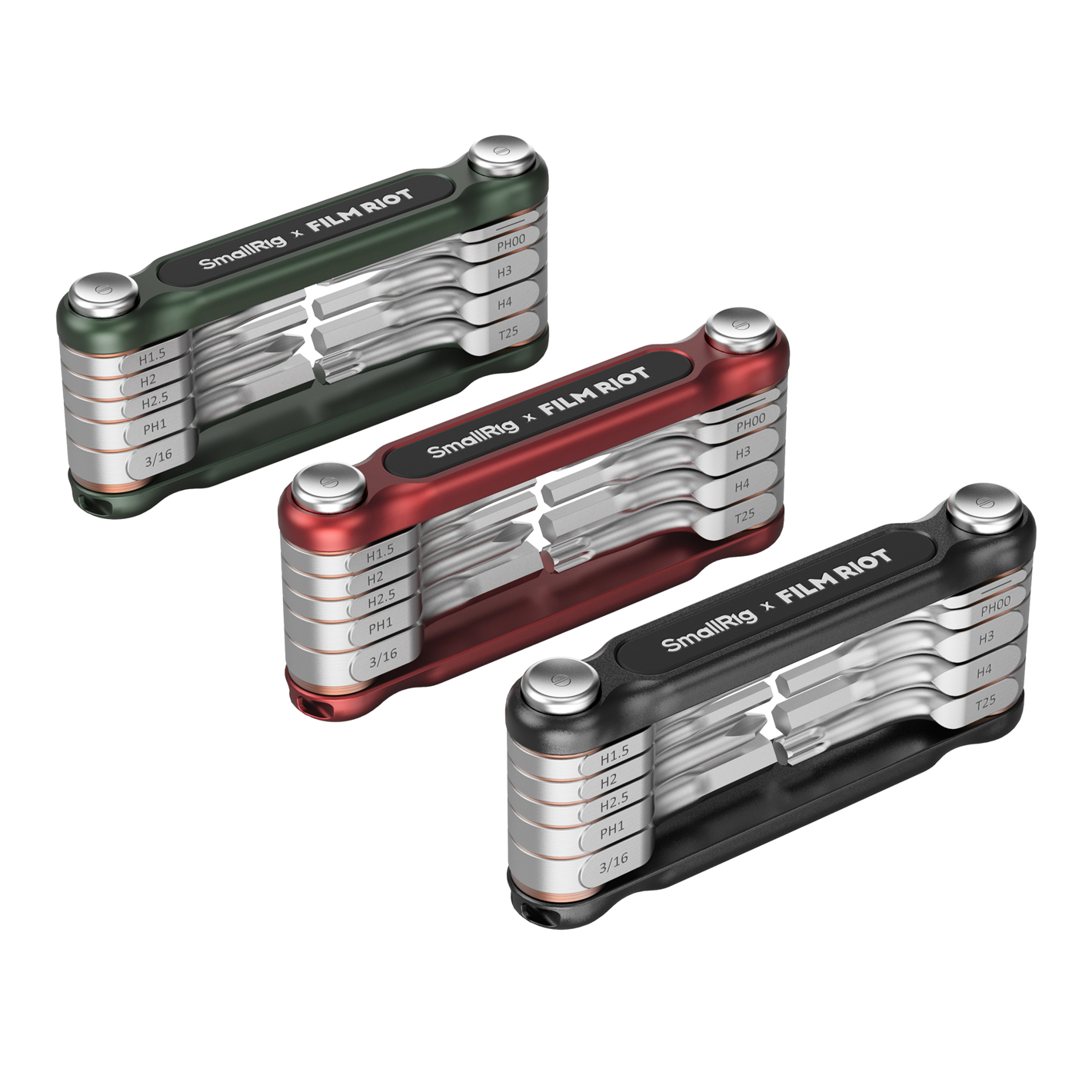 角度可変式10-in-1折りたたみマルチツール