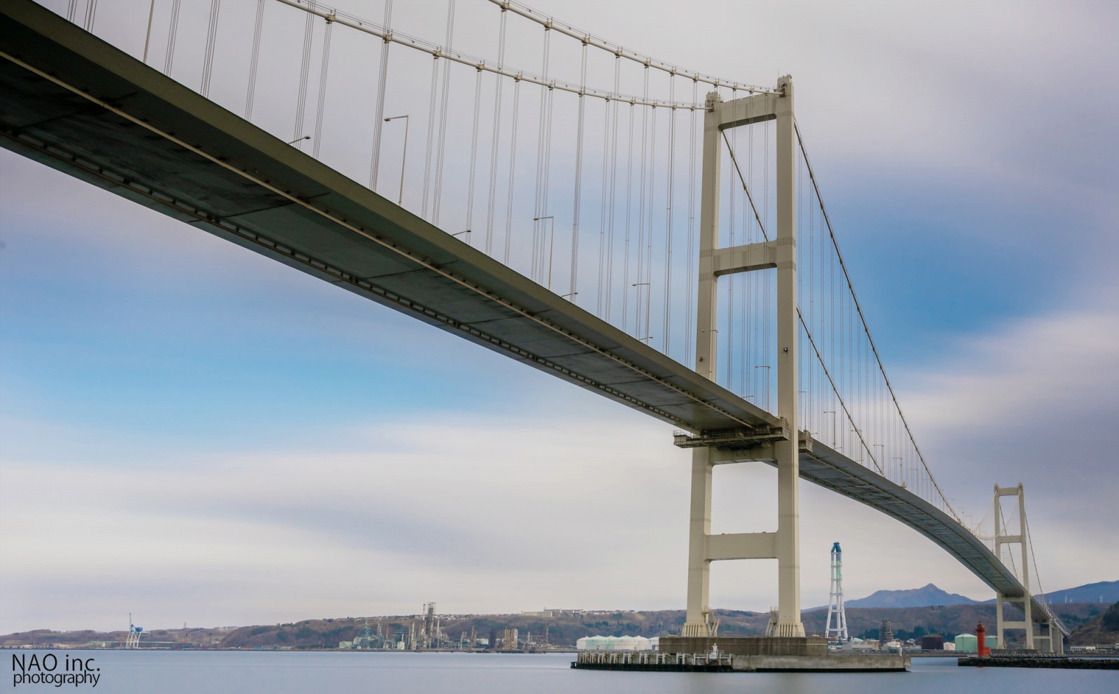 メーカー作例 白鳥大橋 CPL＋ND64＋ND1000