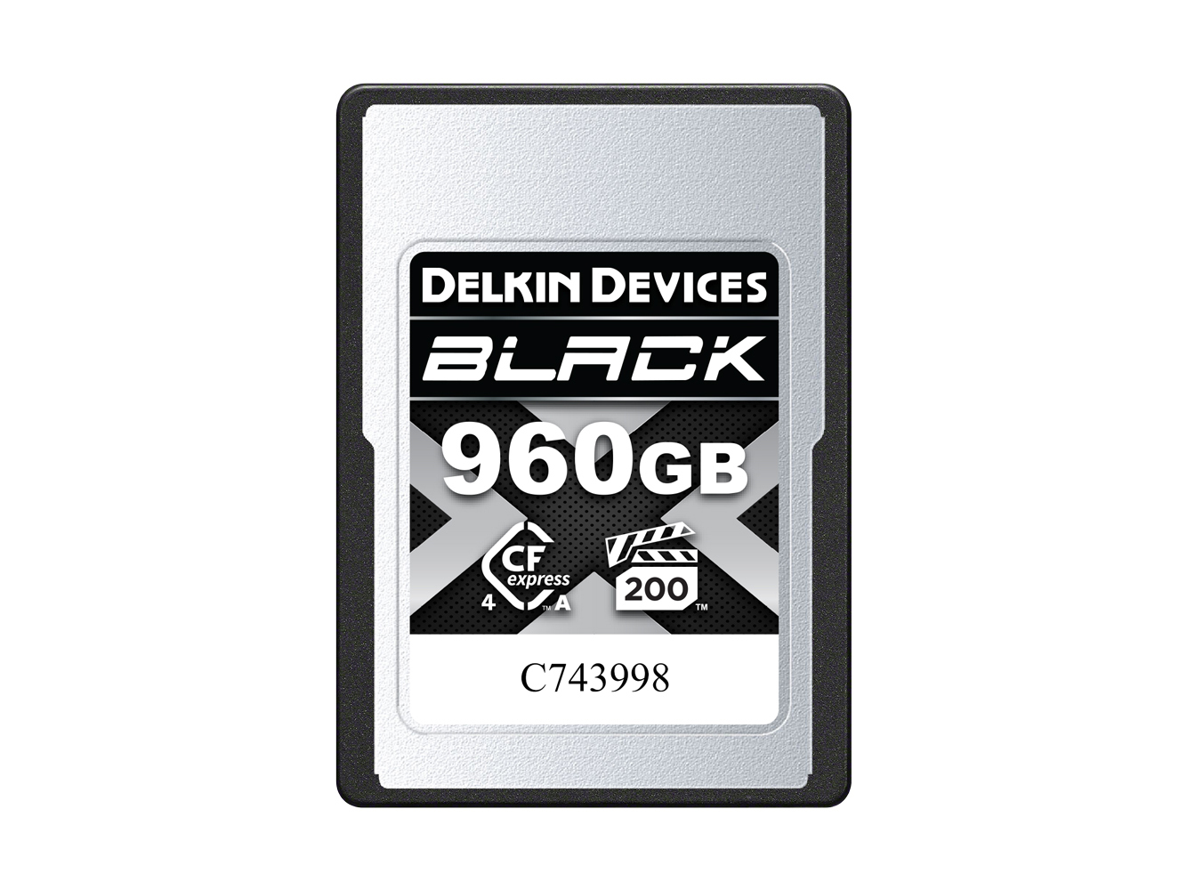 BLACK CFexpress Type A 4.0 カード（960GB）