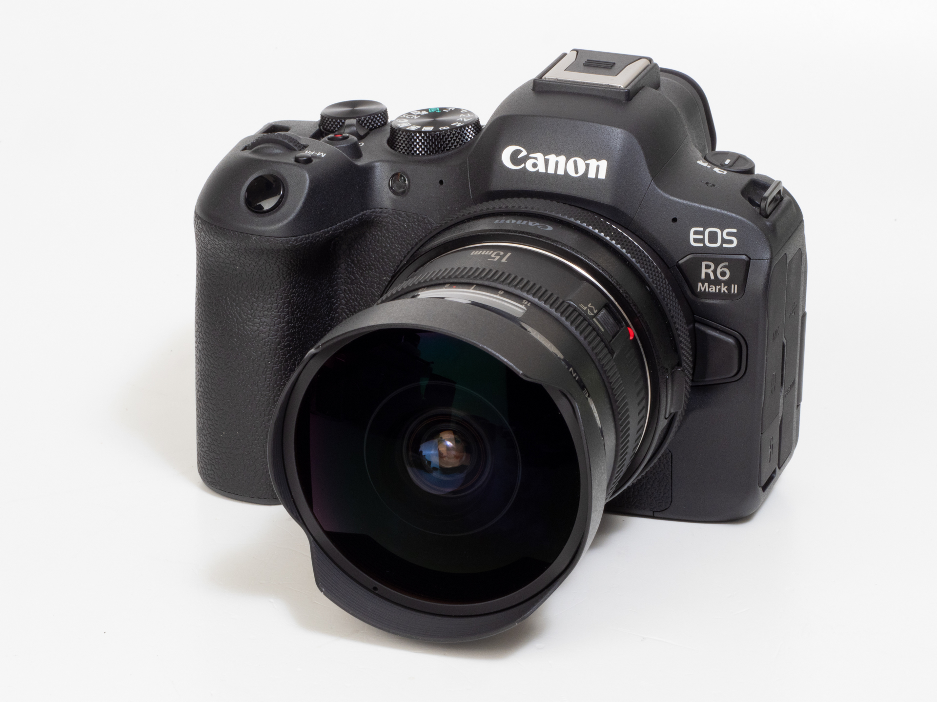 RFマウントレンズにはまだ魚眼レンズがないので仕方なく愛用しています。嘘です。長い間使用していますが大きな不満がないからです。USMじゃないけど。コントロールリングのついたアダプターでEOS R6 MarkIIに使っています。キヤノンのDPPには本レンズのデジタルレンズオプティマイザ（DLO）データもあるので反映可能です。一生ついてゆきます。