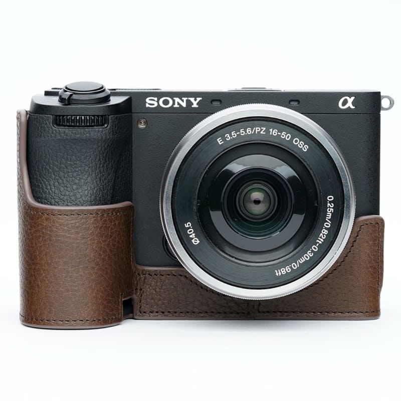 PENTAX 17」「LUMIX S9」「α9 III」用など、コロンビアレザーのカメラ