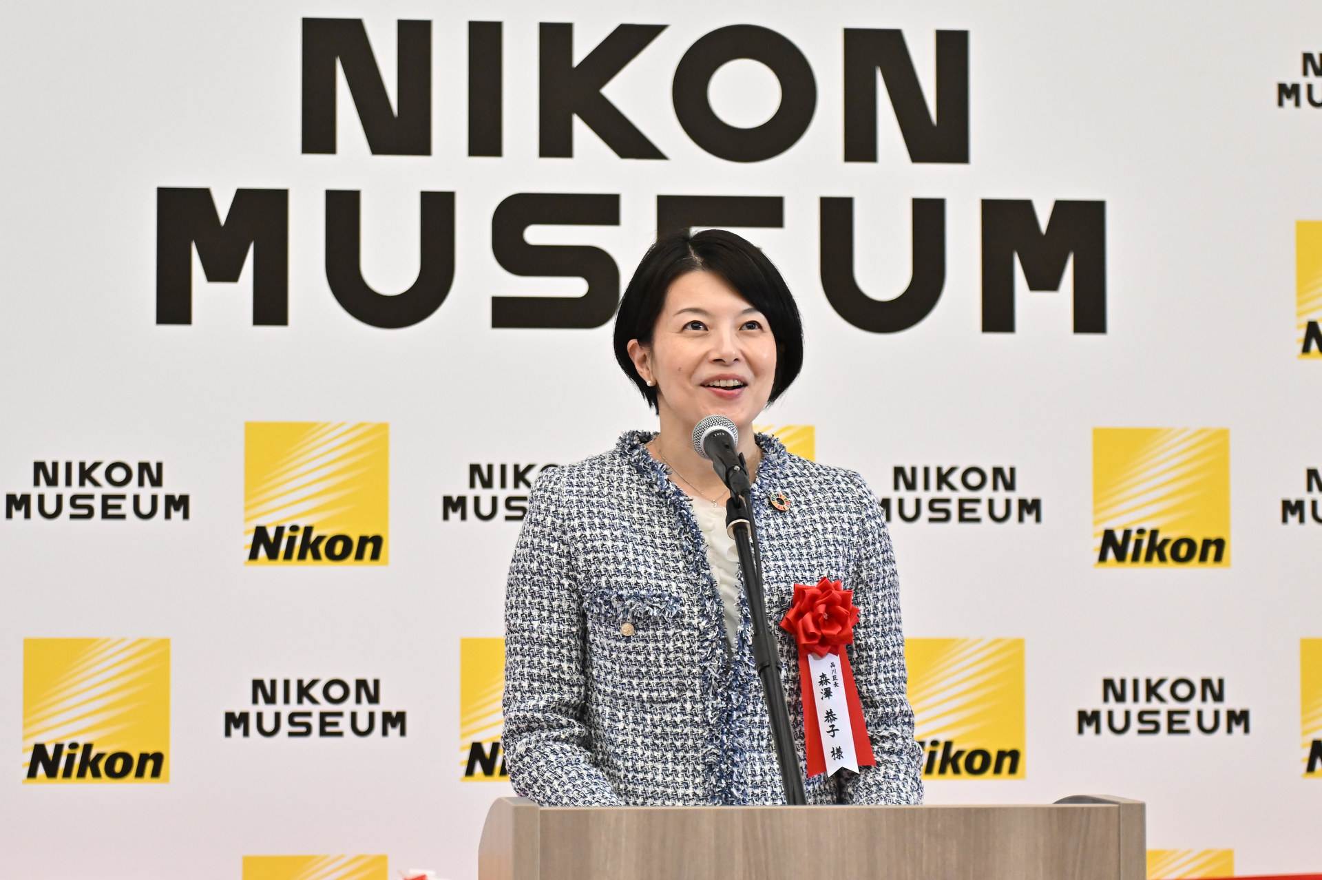 品川区長 森澤恭子氏