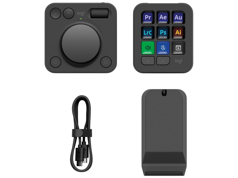 分離したダイヤルとキーパッドで自由に配置…ロジクール初の左手