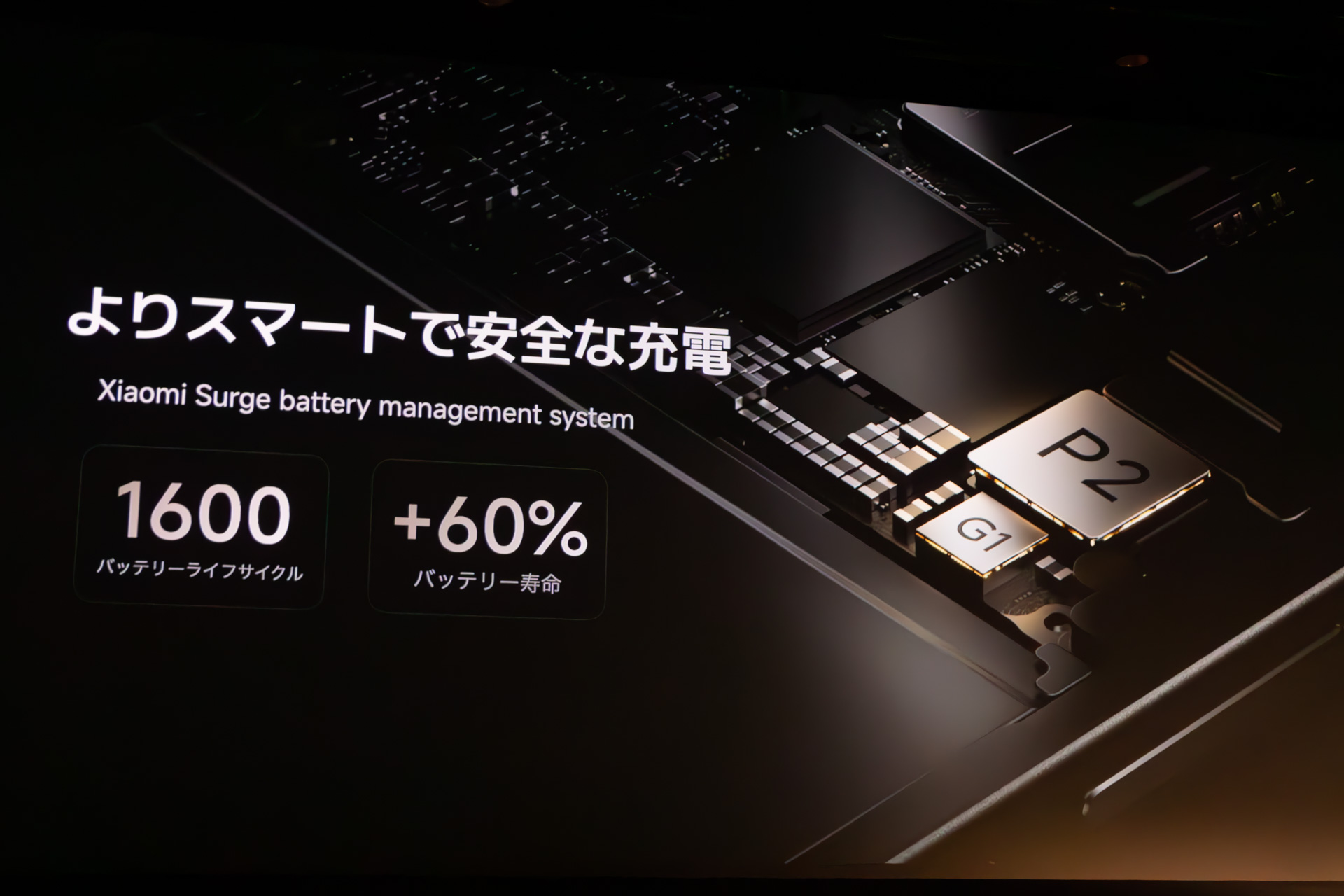 バッテリー寿命も延びた