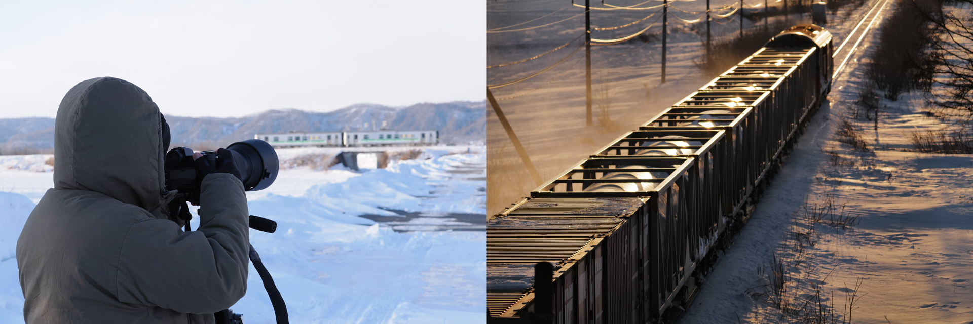 利別付近の鉄橋にて　（右）ライカ SL2／60-600mm F4.5-6.3 DG DN OS | Sports／絞り優先AE（F5.5、1/4,000秒、−0.6EV）／ISO 800