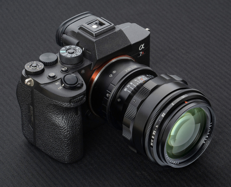 46 デッドストック　ぐるぐるボケレンズアダプターなし 銘匠光学 TTArtisan 75mm f/1.5 M42マウント ぐるぐるボケ