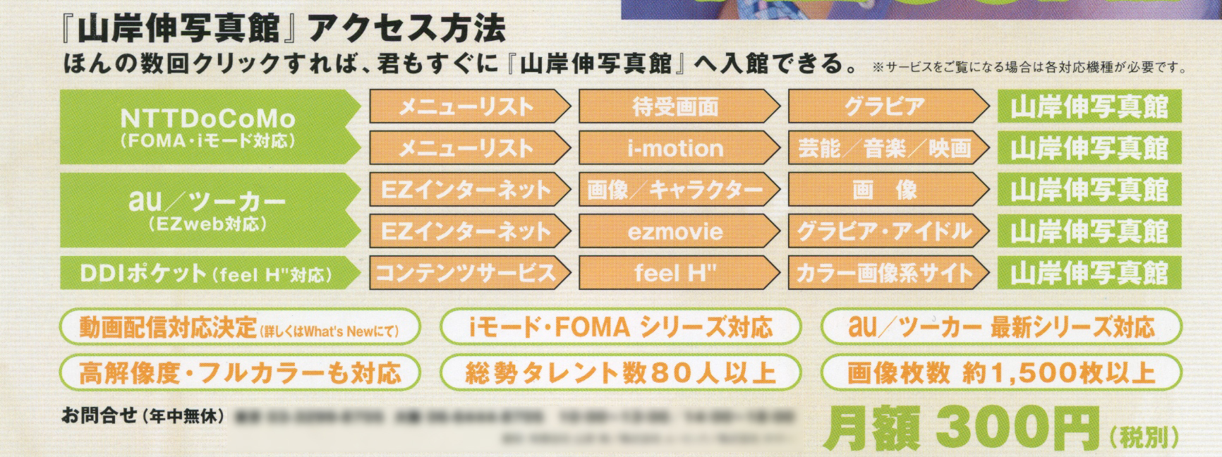 ある時期の告知の一部