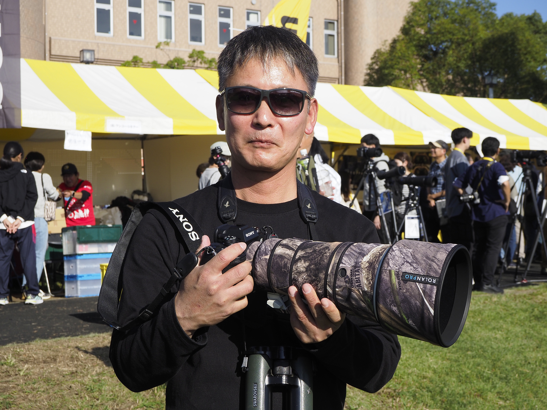 同社ブースでセミナーと撮影会の講師を務めた写真家の山田芳文氏