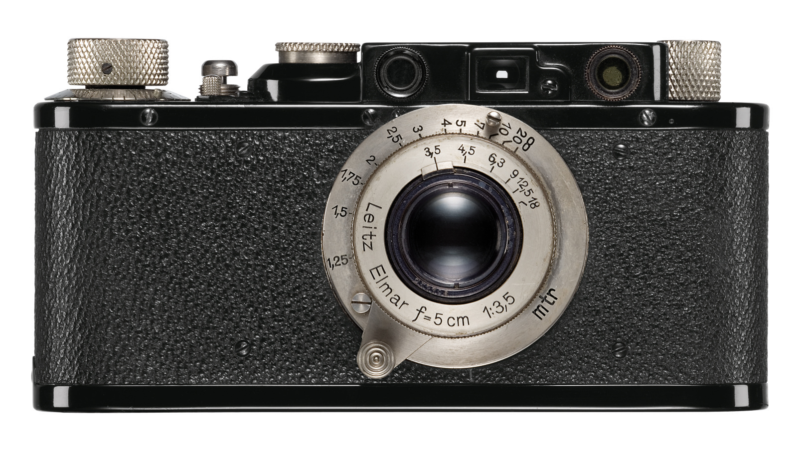 バルナックタイプのひとつ「ライカII」（1932年発売）。ライカで初めて距離計連動に対応したモデル