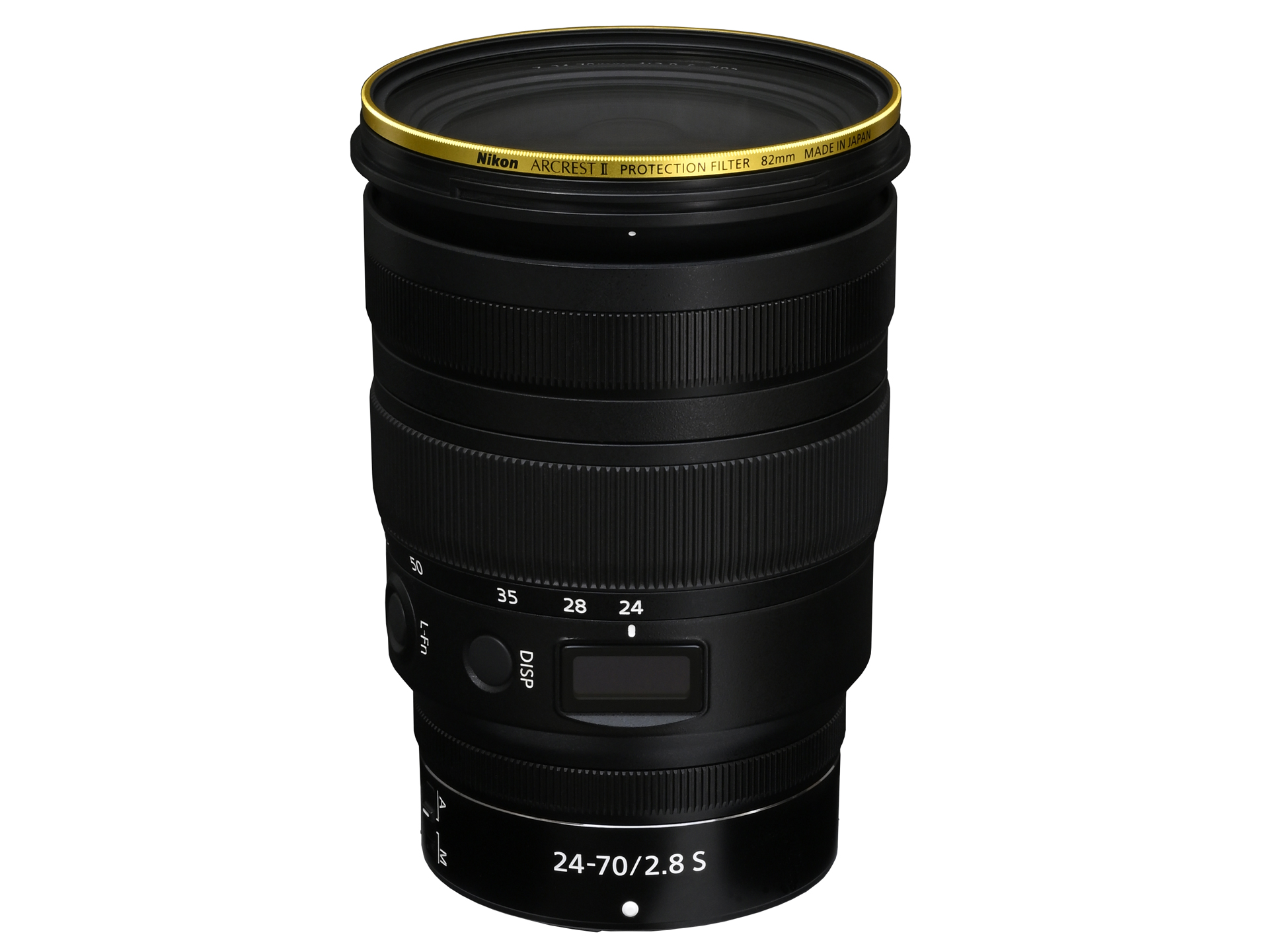 NIKKOR Z 24-70mm f/2.8 Sに装着した様子