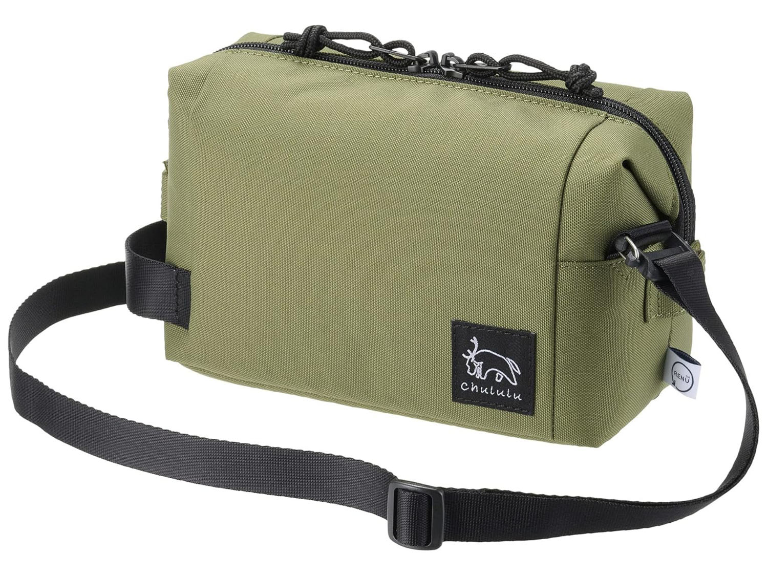 Chululu レニュー インナーポーチ L オリーブ