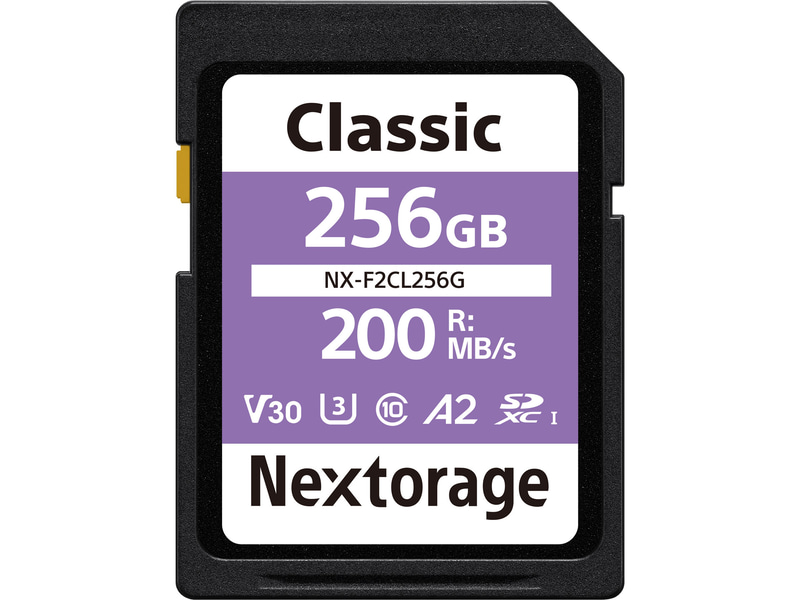 Nextorage、UHS-I対応のSDXCメモリーカードとUHS-II対応デュアル