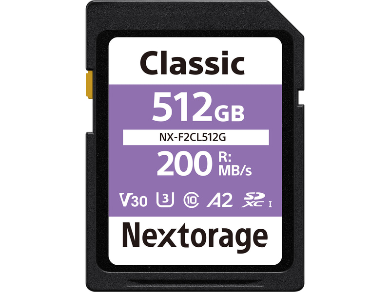 Nextorage、UHS-I対応のSDXCメモリーカードとUHS-II対応デュアル