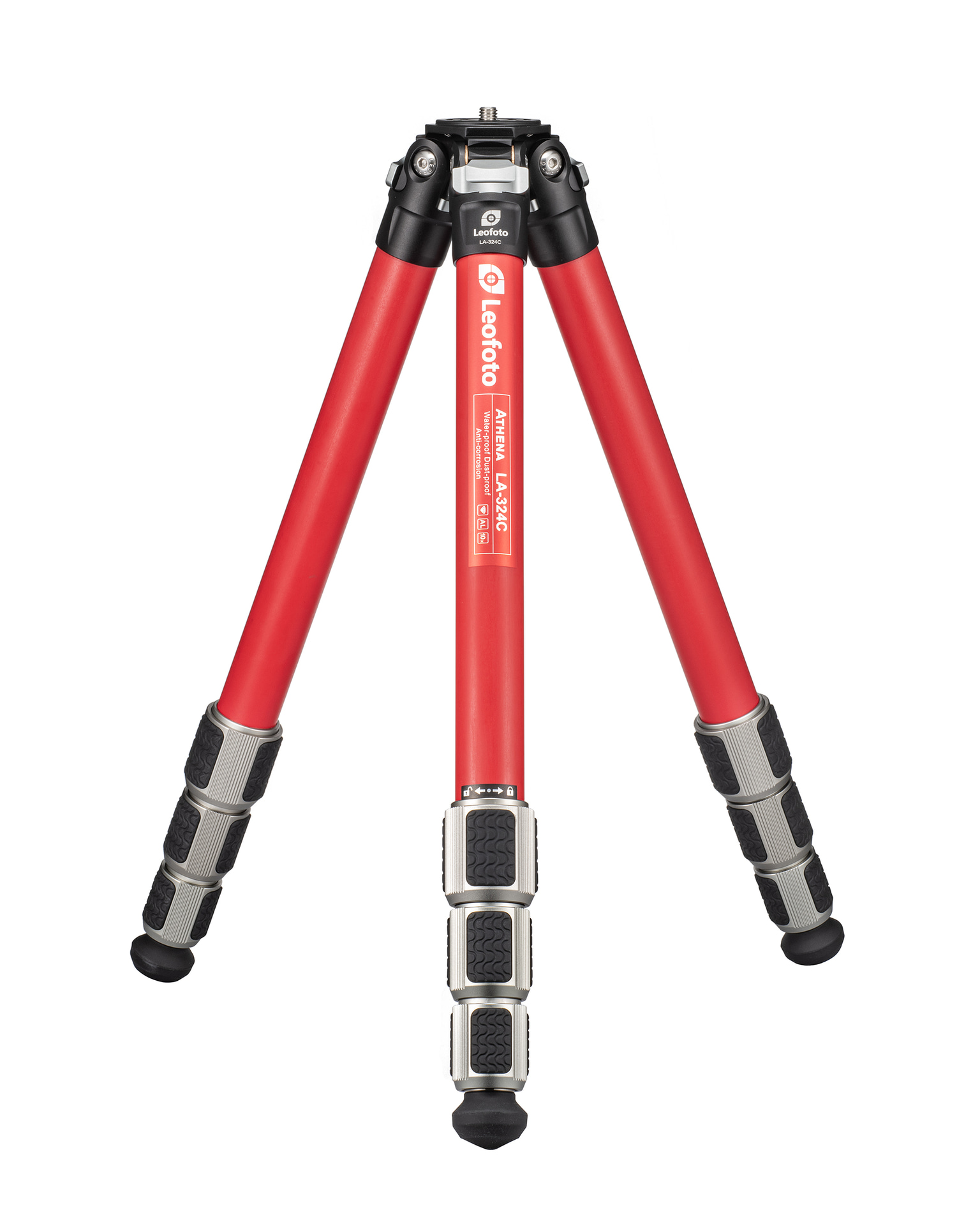 <span class="fnt-110"><b>LA-324C</b></span><br>価格：8万2,500円（税込）／伸長：1,300mm／最低高：70mm／収納高：495mm／段数：4段／最大脚径：32mm／耐荷重：15kg／質量：1,440g