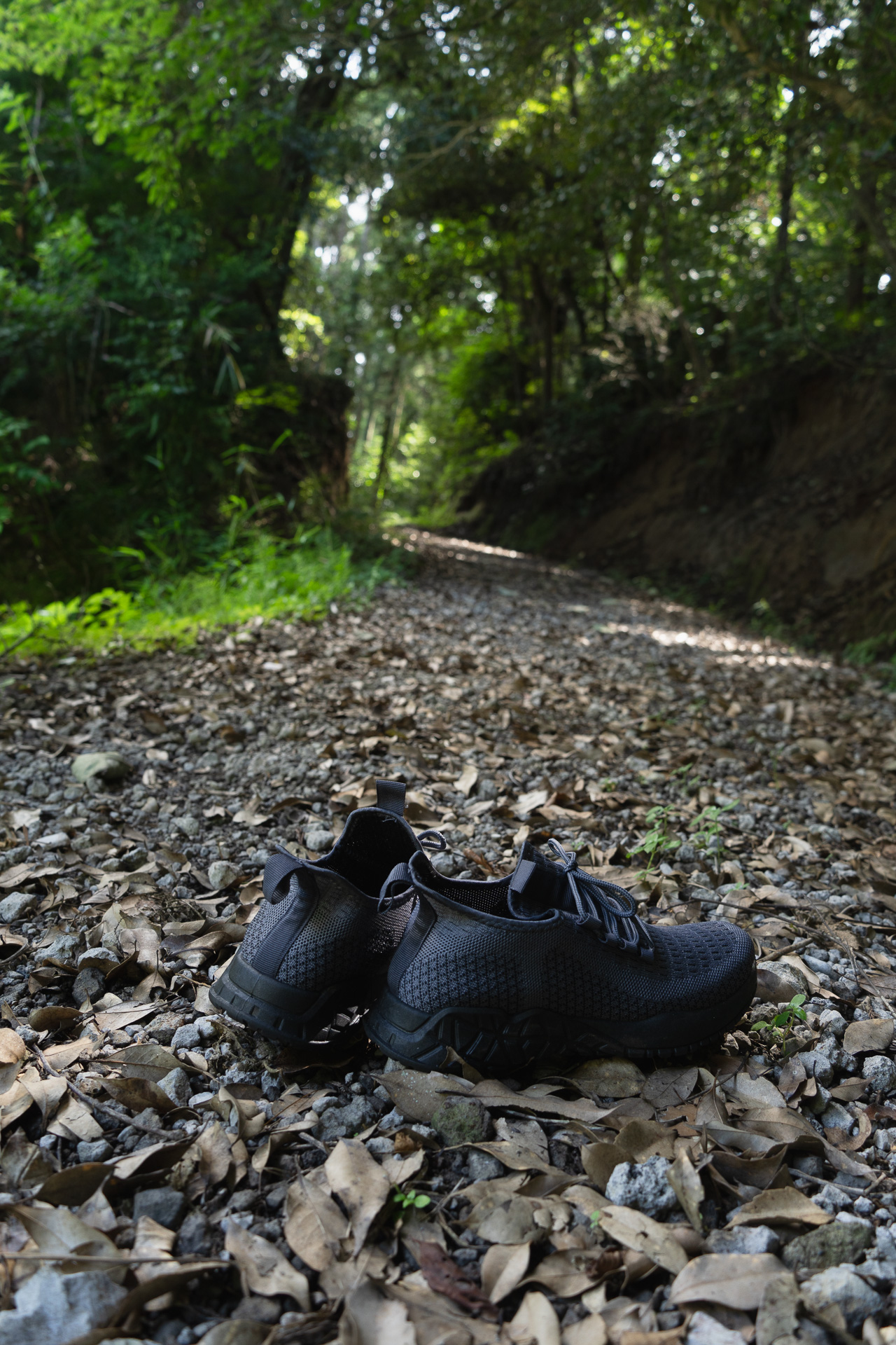 砂利や小石の続く登山道も足裏が痛くならないよ