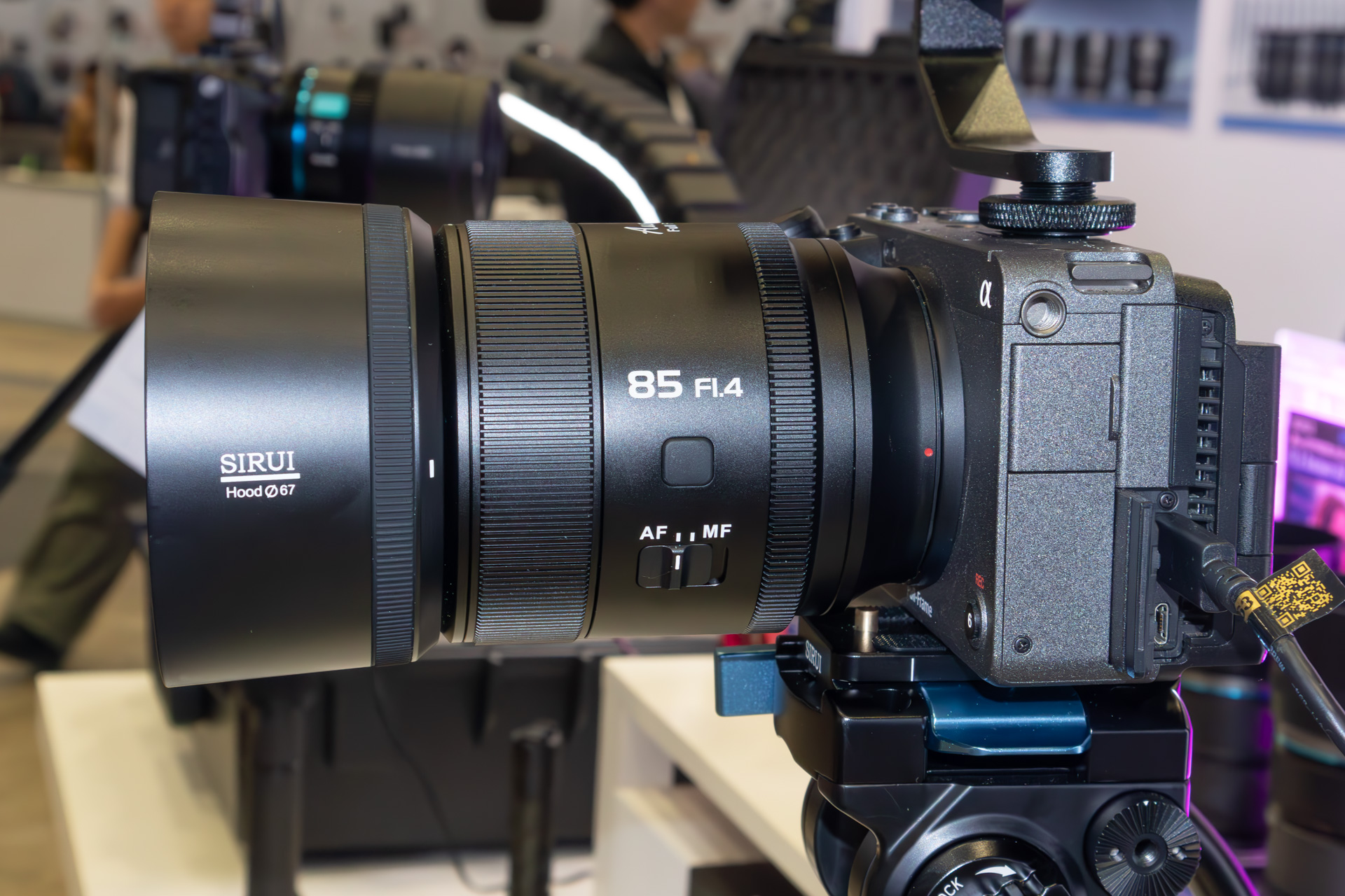 フードを付けたところ