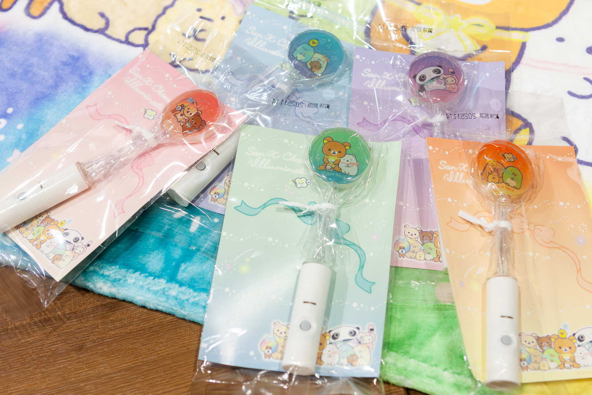 光るキャンディ