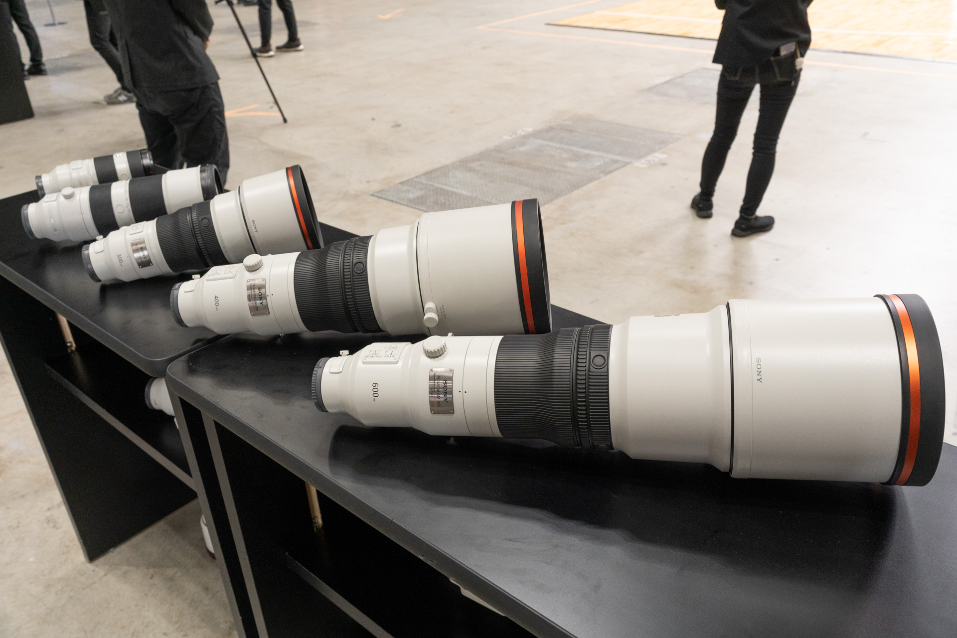 600mmや400mmといった超望遠レンズも体験できる