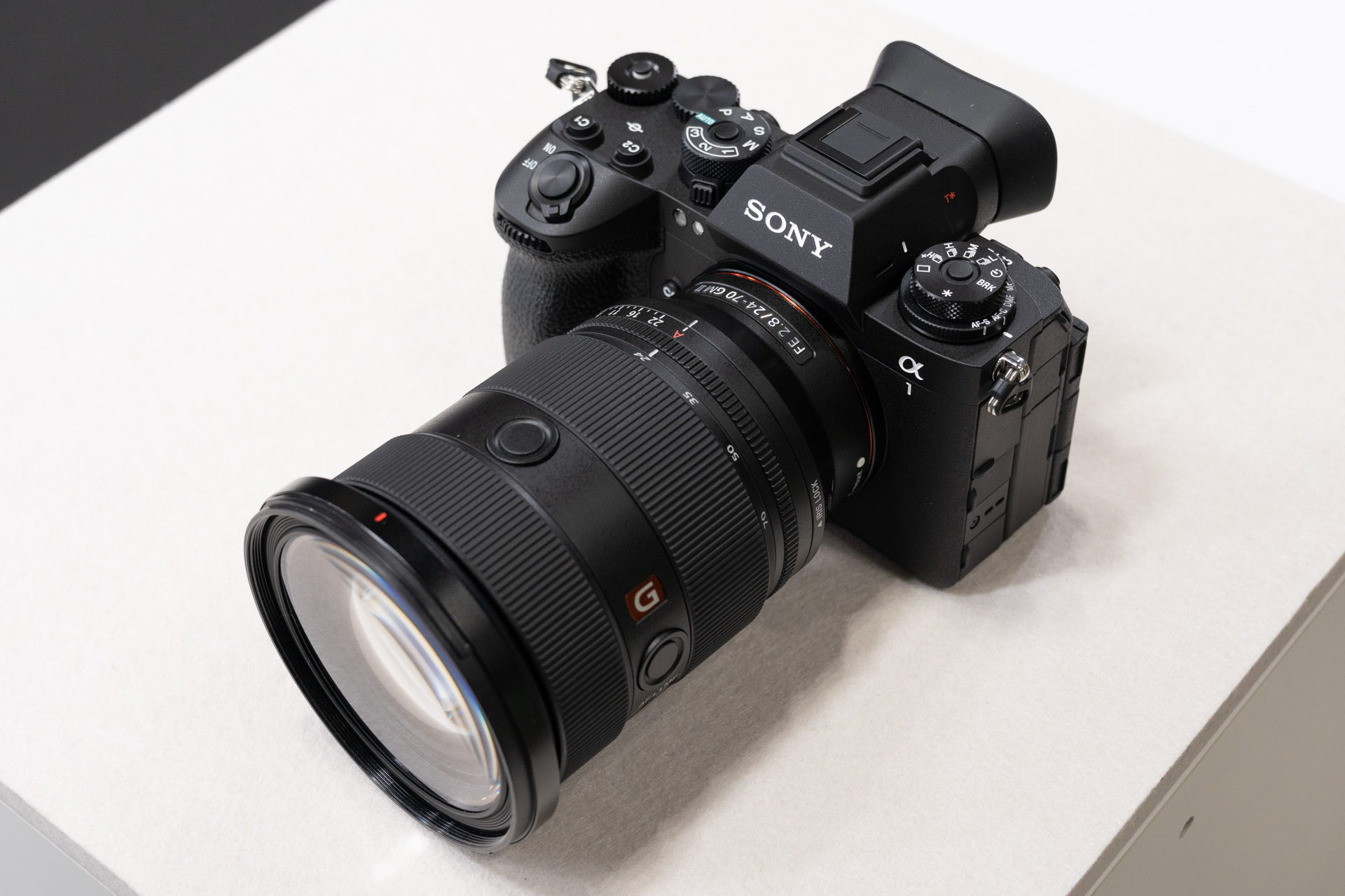 プリ撮影機能体験コーナーのレンズはFE 24-70mm F2.8 GM II