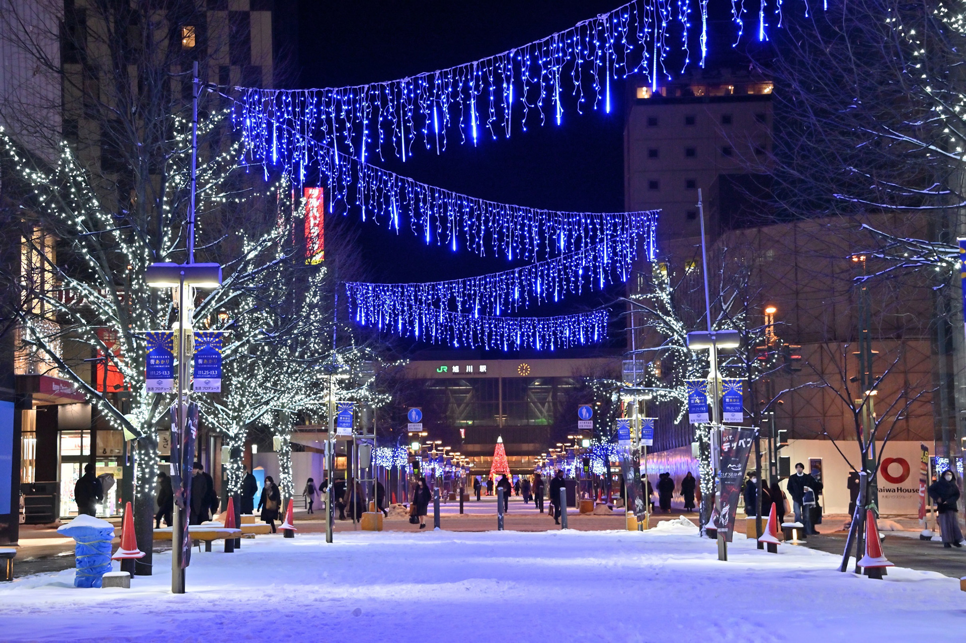 買物公園 アイスフォールイルミネーション