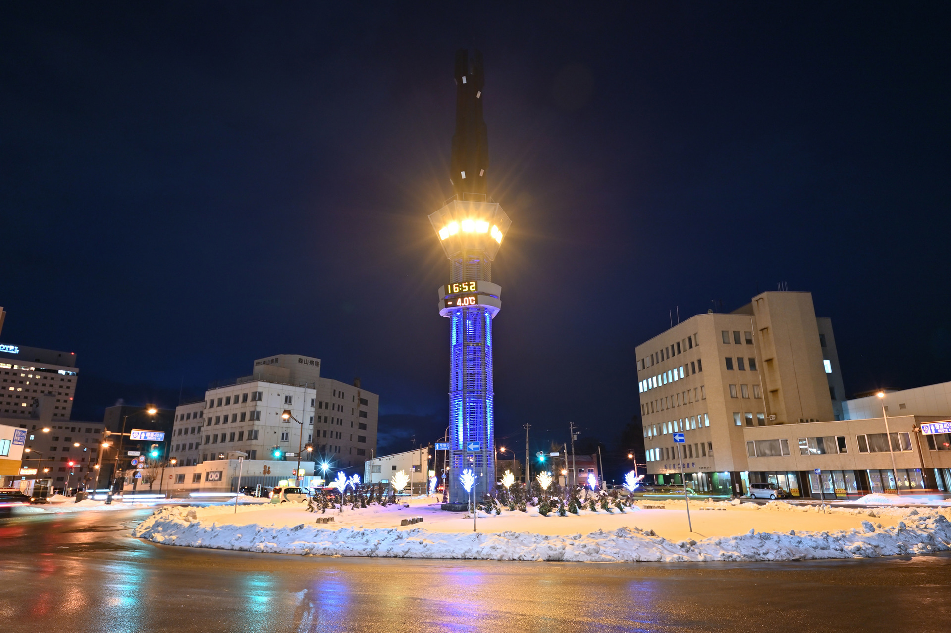 常盤ロータリー ブルーライト