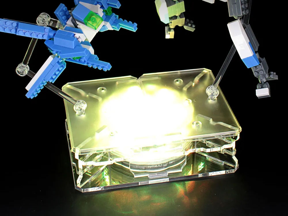 アクションベース6を2つ並べて配置した例