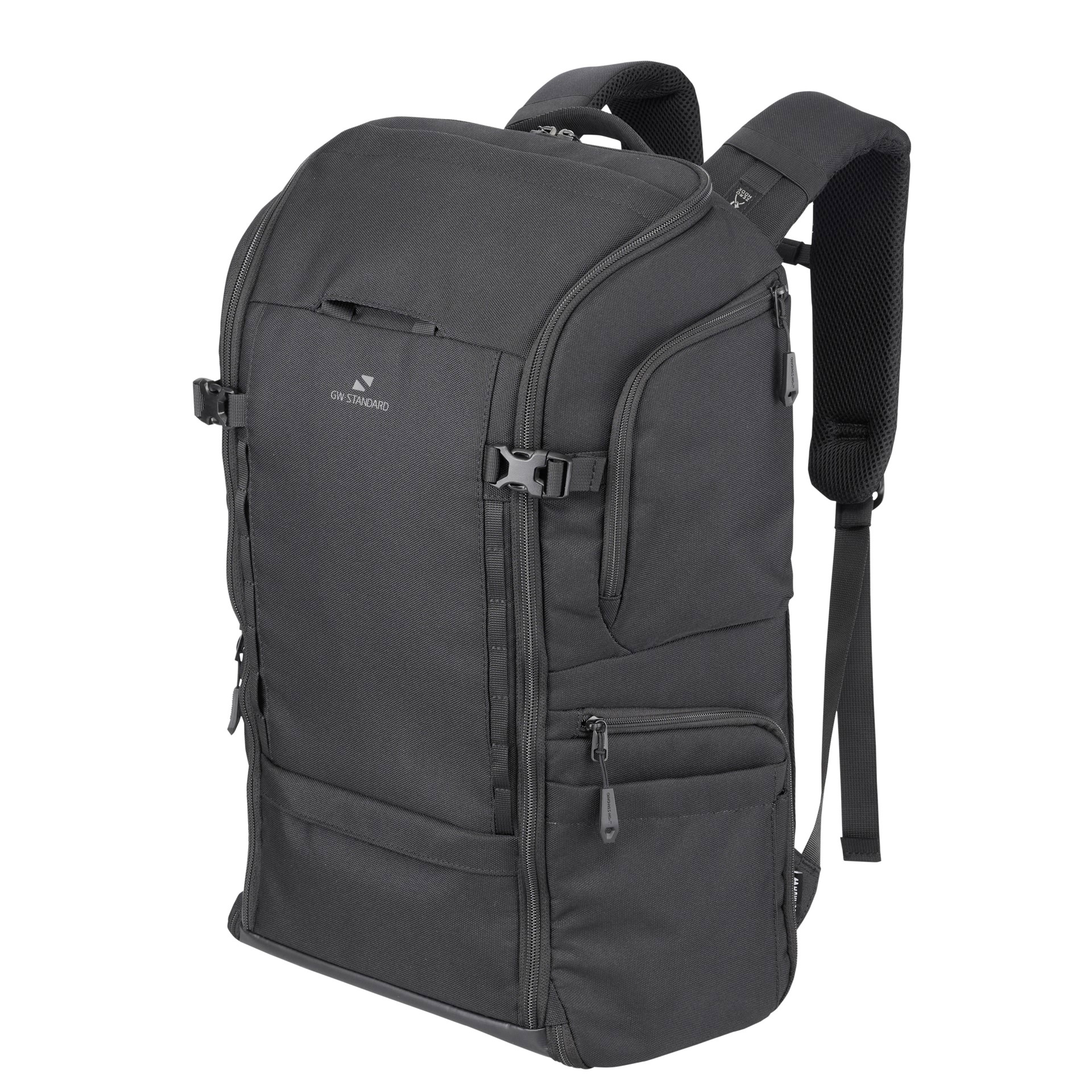 発売日：2024年12月13日<br>実勢価格：2万5,000円前後<br>　<br><b>●SPECIFICATION</b><br>外形寸法（W×H×D）：約340×540×250mm<br>カメラ収納部内形寸法（W×H×D）：約300×510×180mm<br>PC収納部参考収容寸法（W×H×D）：約260×365×20mm<br>容量：約27L<br>質量：約1,780g<br>付属品：中仕切り×13、チェストベルト、三脚固定ベルト、機材固定ベルト