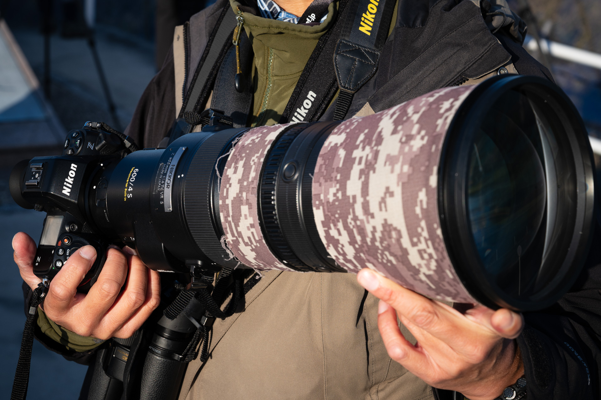 中野さんのニコン Z8とNIKKOR Z 600mm f/4 TC VR S