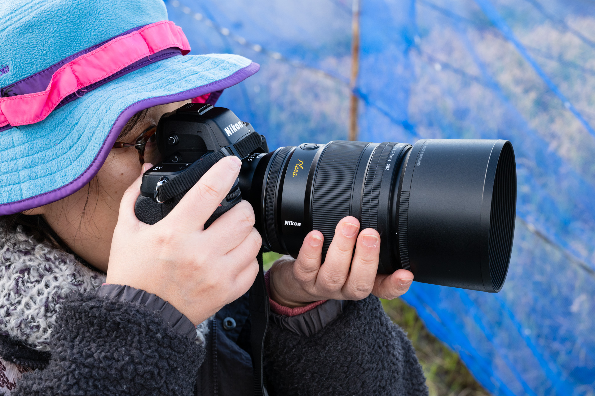 「NIKKOR Z 135mm f/1.8 S Plena」を使うレビュアーも。風景的な作画を狙ったそう