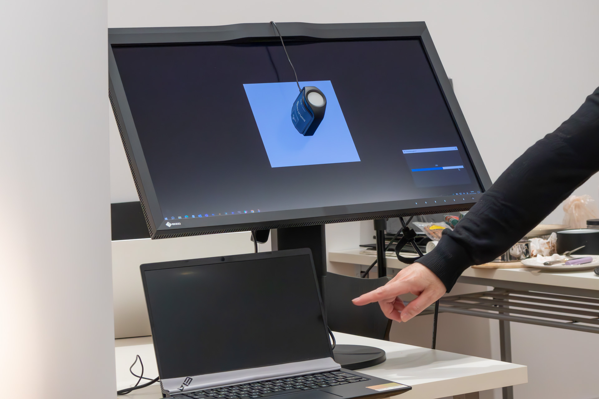 キャリブレーションの様子