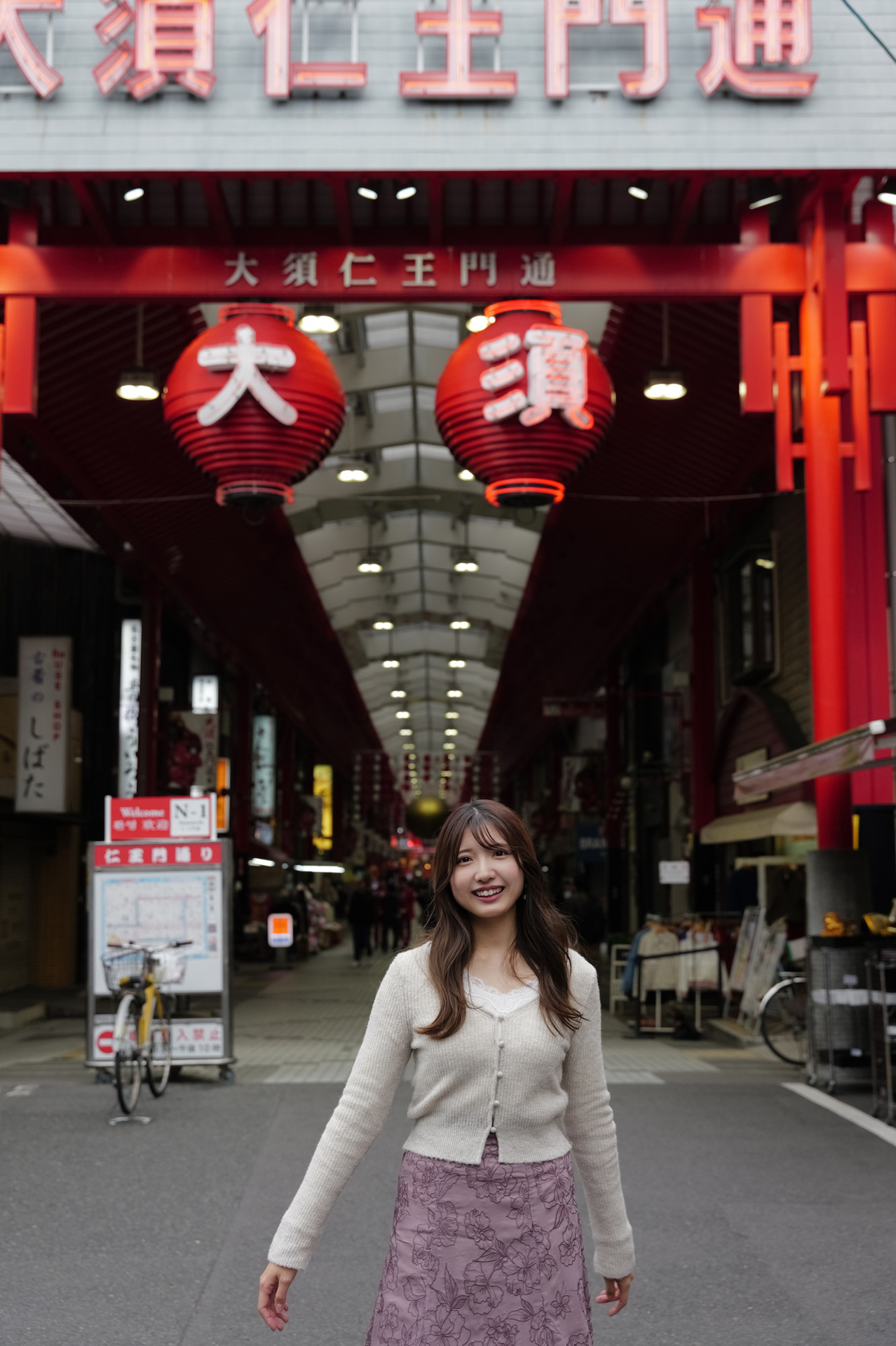 大須商店街にきたという象徴的でもある1枚