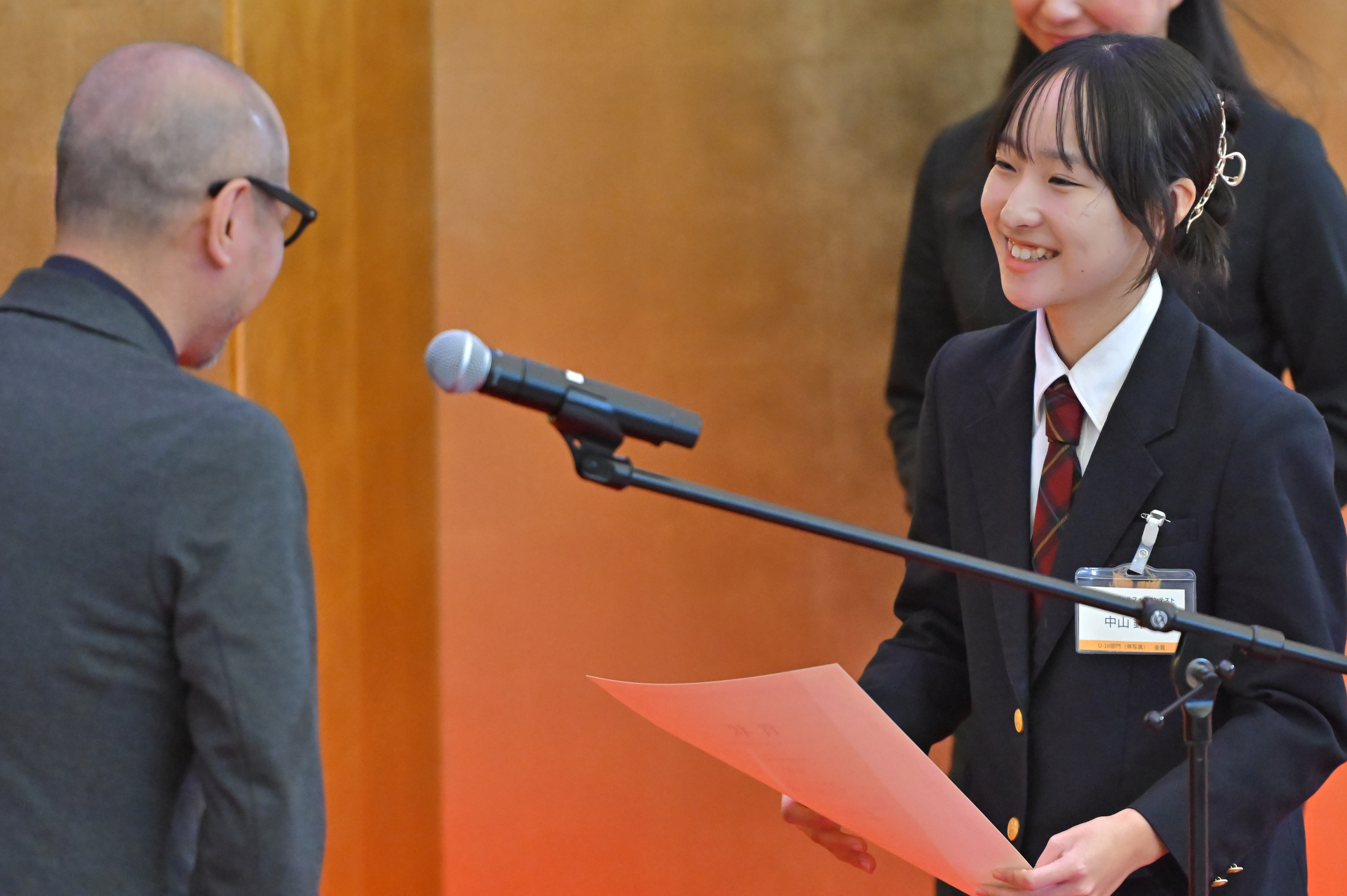 中山鈴花さん（U-18部門単写真・金賞）