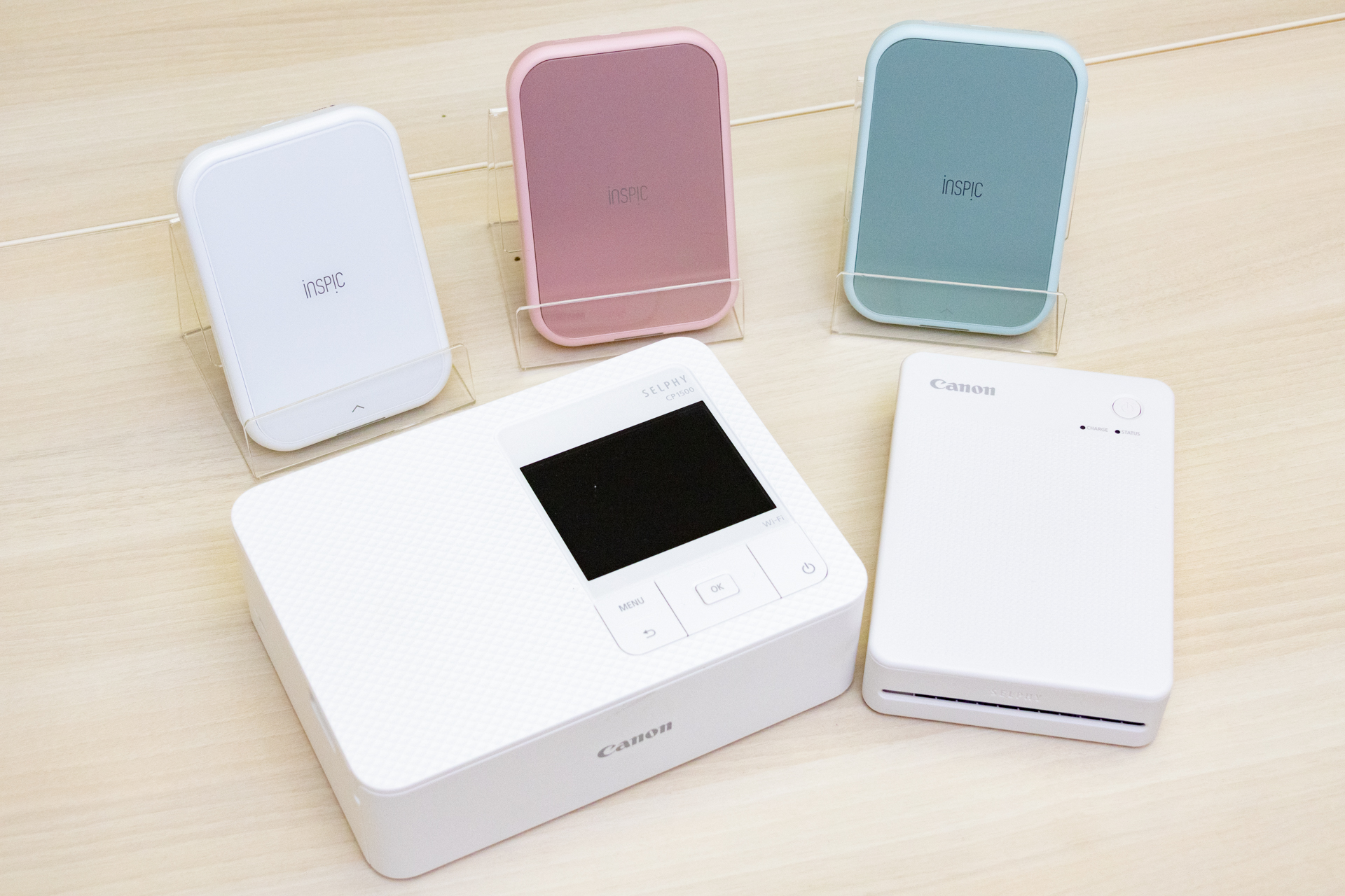 iNSPiCとSELPHYの現行ラインアップ