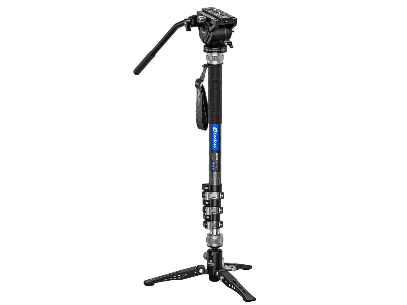 MF-324C+BV-10+VD-04 フットペダル式カーボン一脚雲台キット