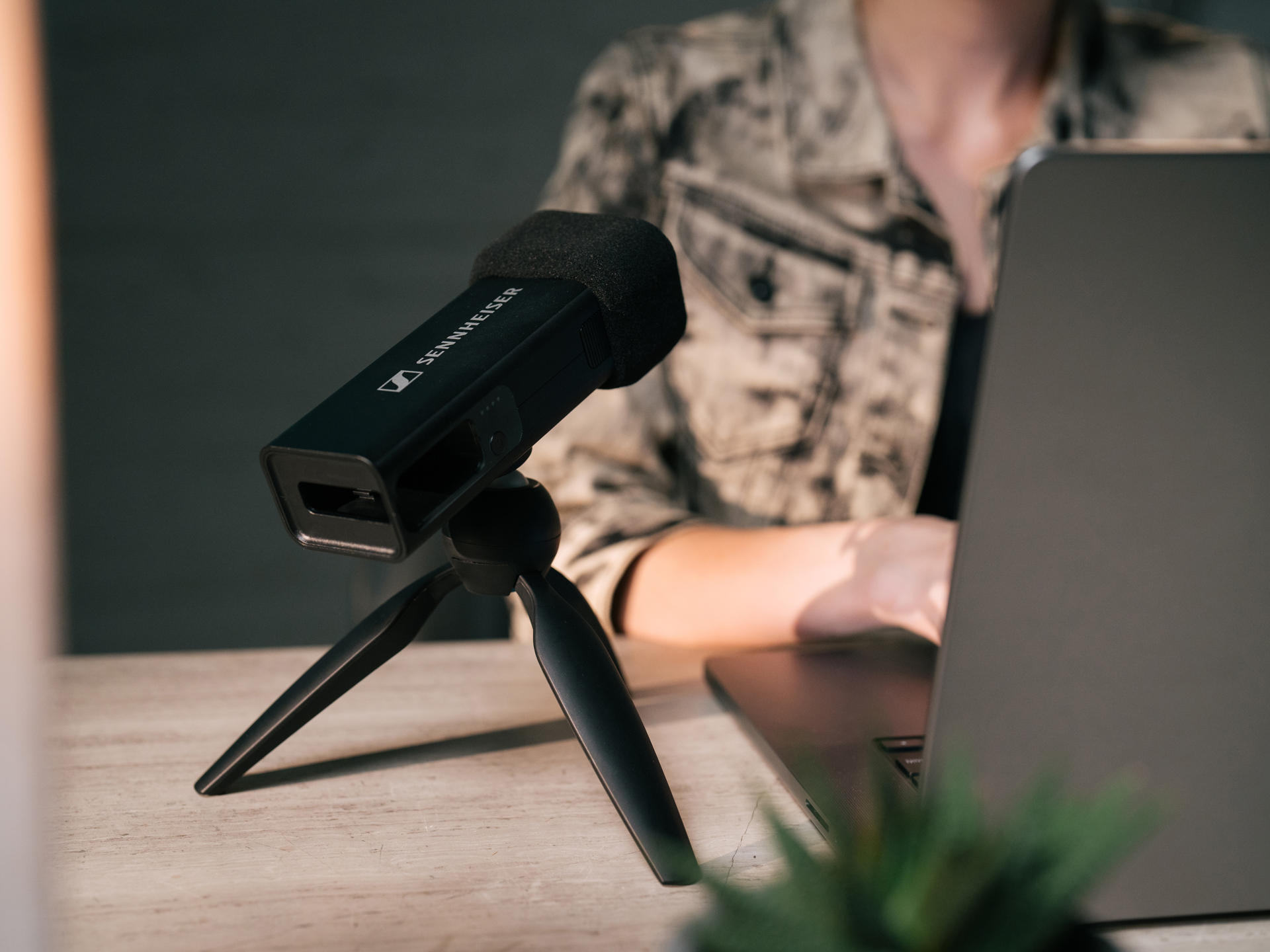 卓上マイクとしての使用例