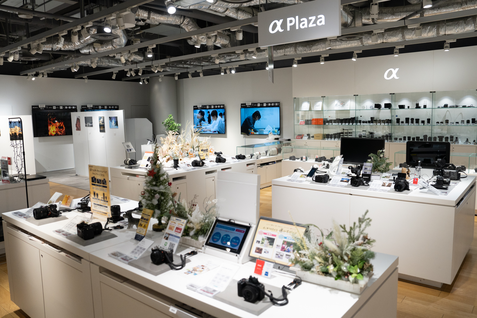 ソニーストア 銀座のカメラ関連の売り場