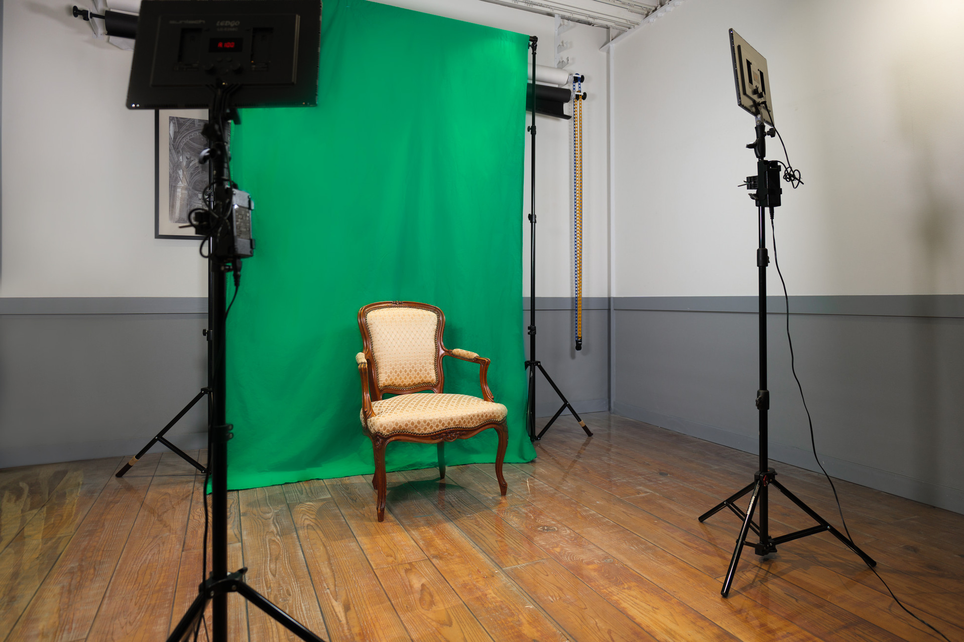 グリーンバックも用意