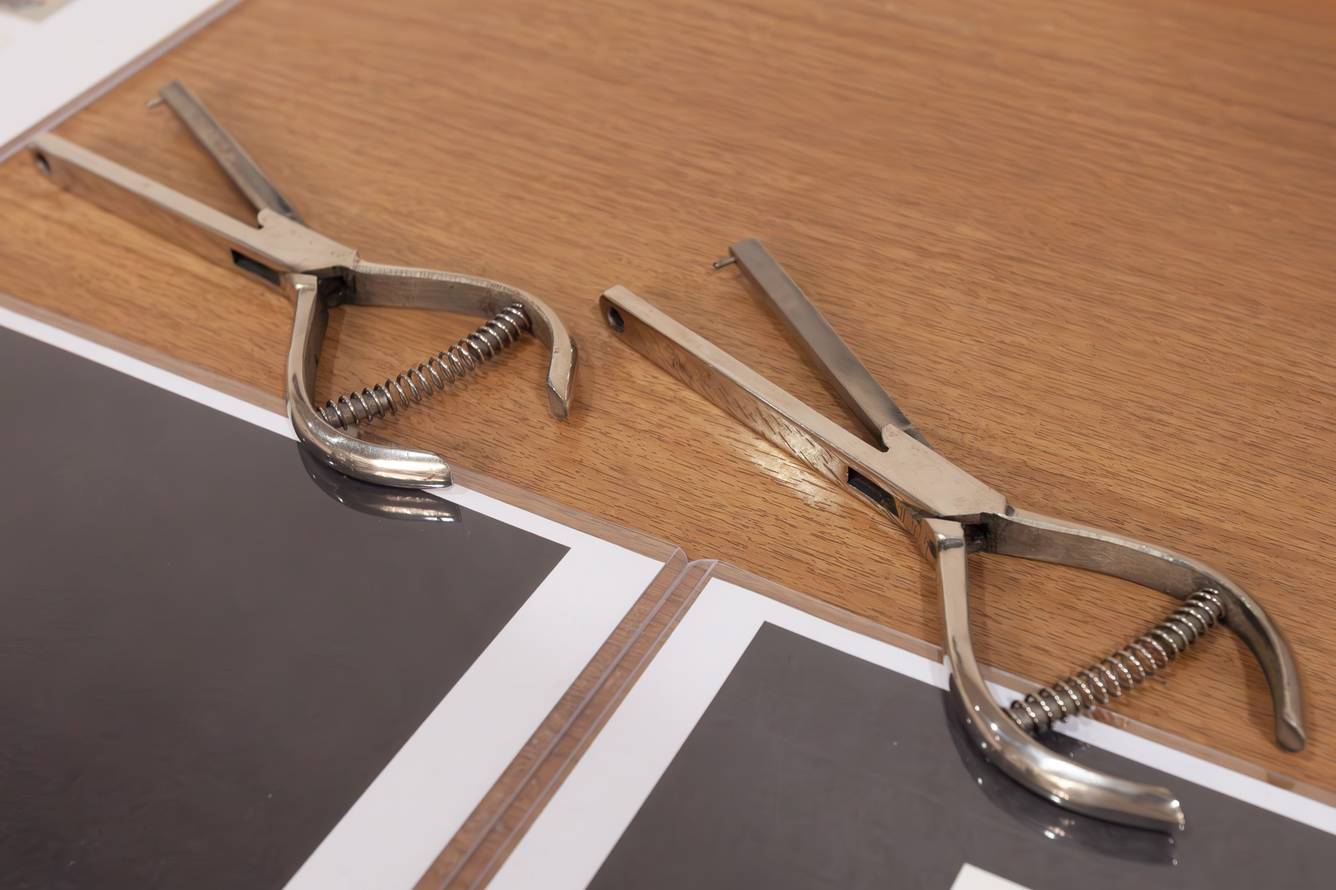 営団時代に使われていた改札鋏も展示