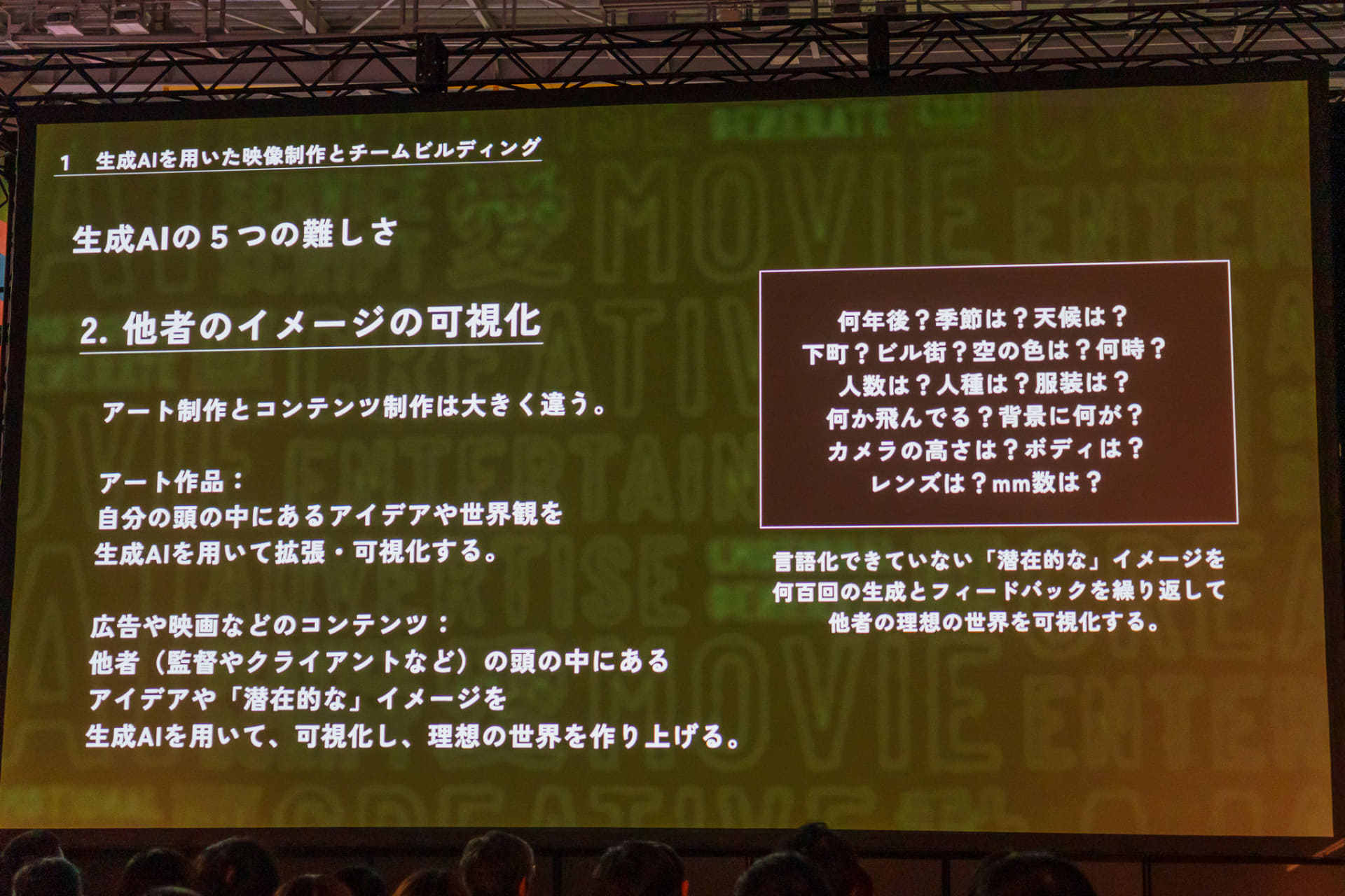 他者のイメージを可視化するには、多くの情報が必要になるが、それがそもそも難しい