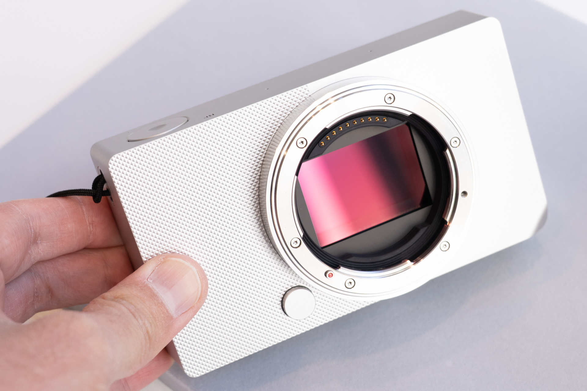 レンズを外したところ