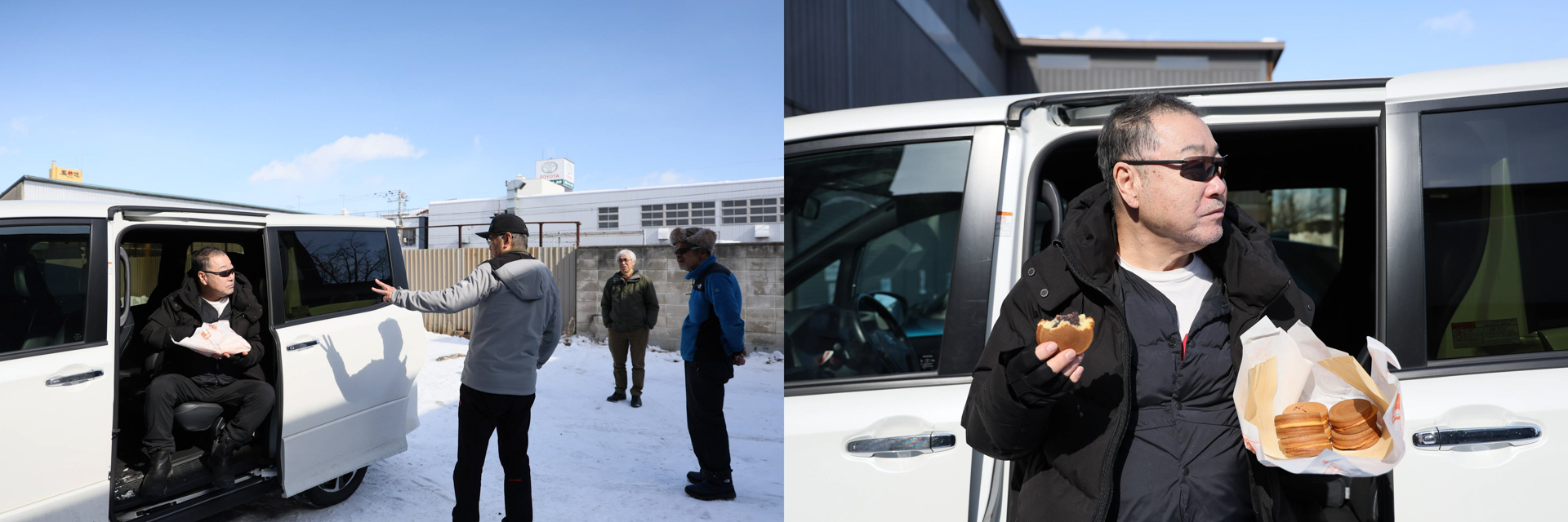 大好きな高橋まんじゅう、中身はあんことチーズの2種類